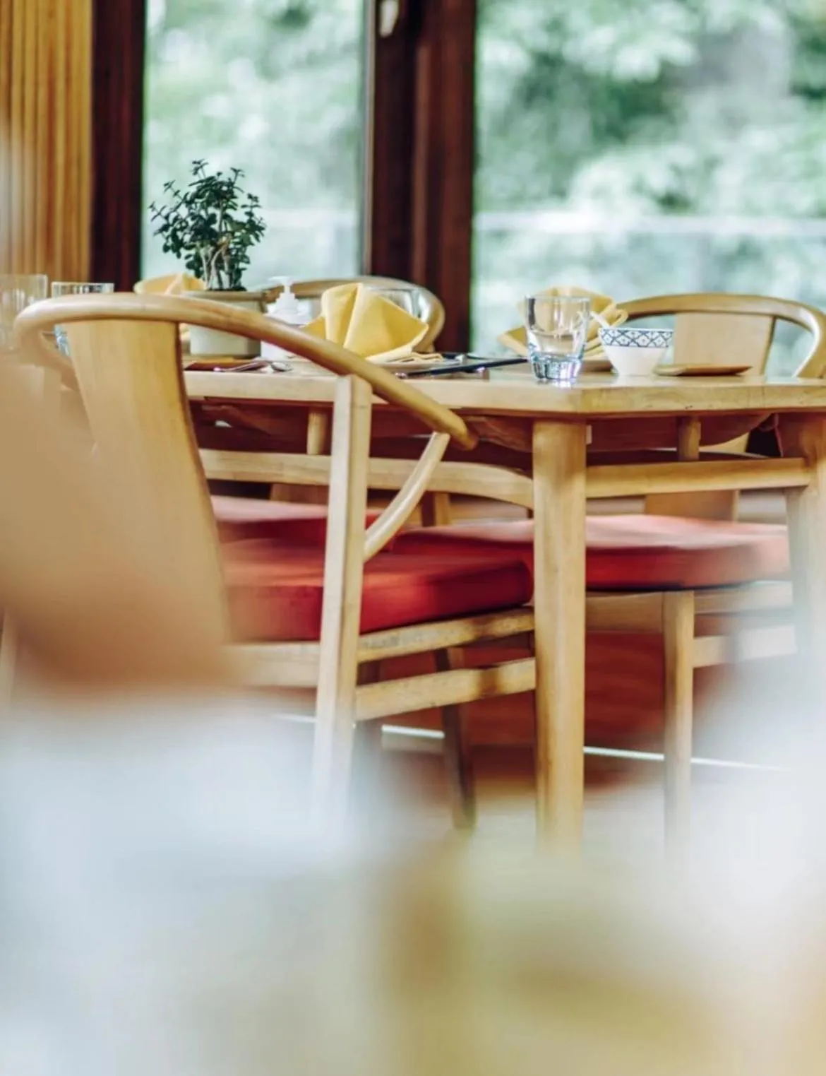 Dining area in Six Senses Qing Cheng Mountain