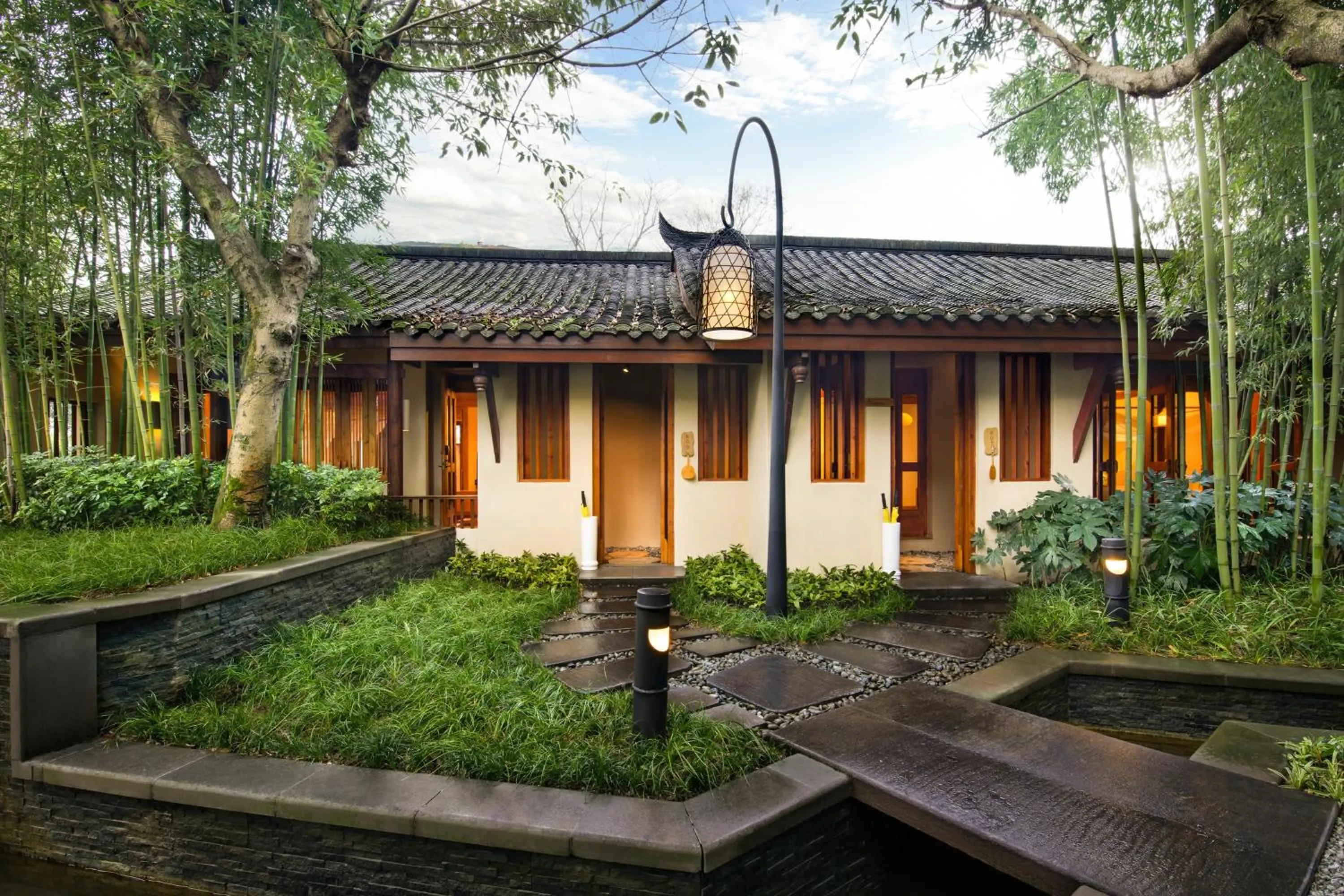 Property building in Six Senses Qing Cheng Mountain