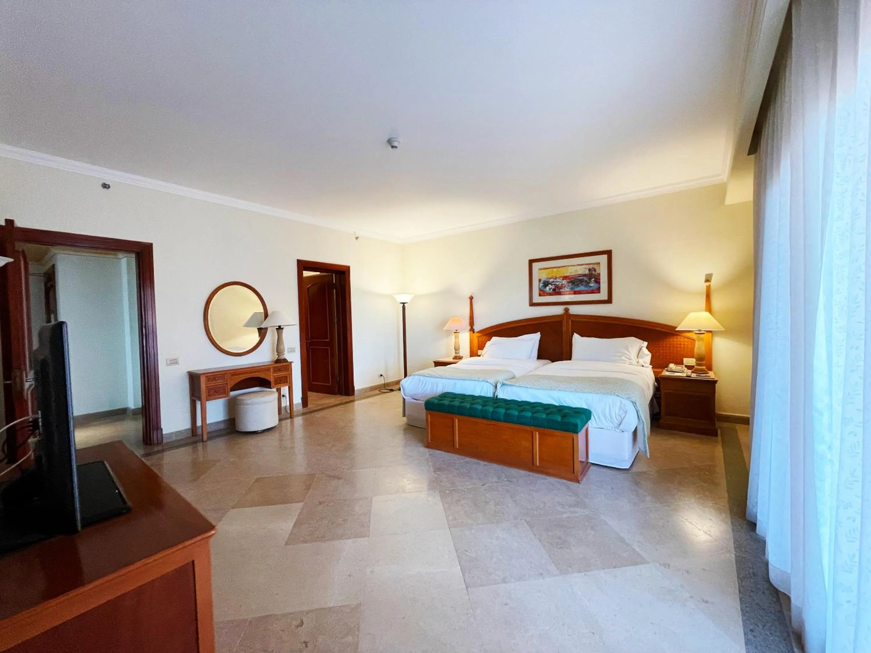 Bed in The Cascades Golf Resort, Spa & Thalasso