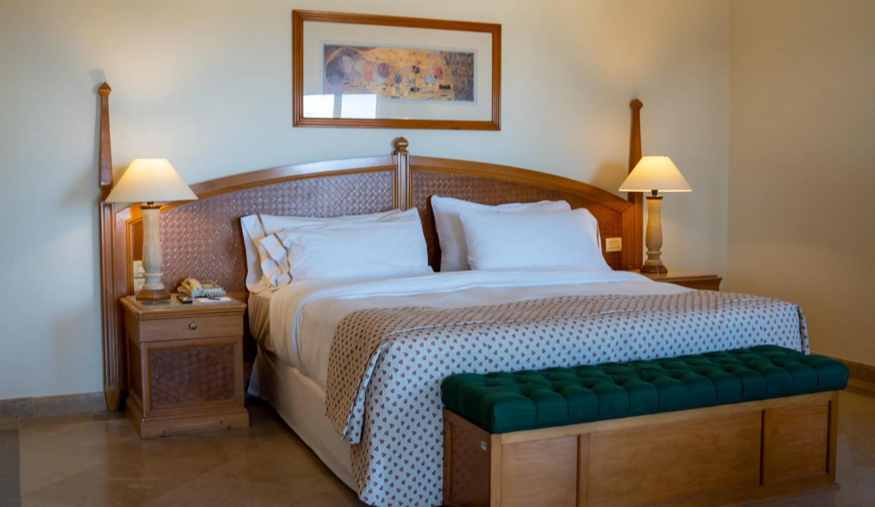 Bed in The Cascades Golf Resort, Spa & Thalasso