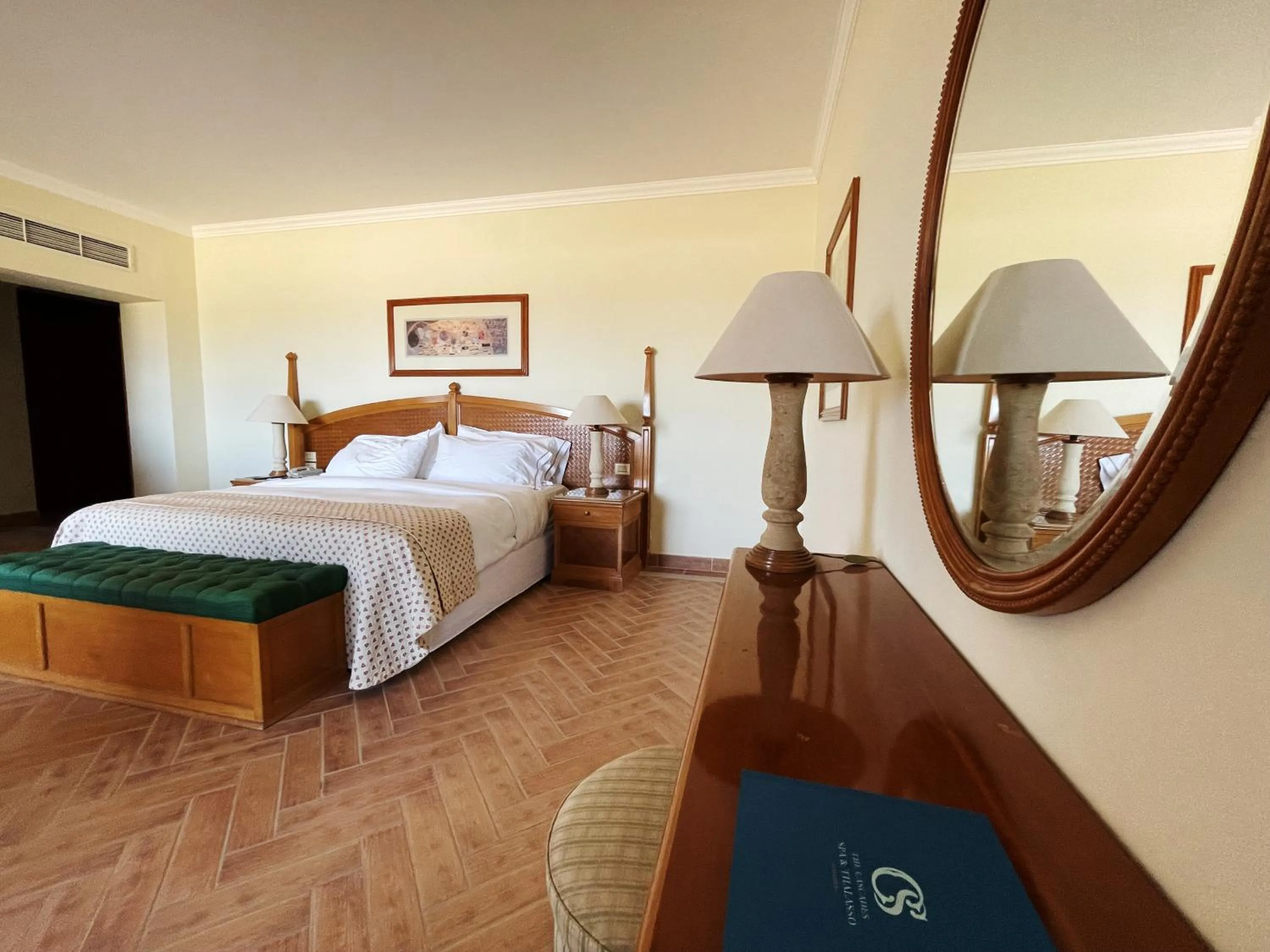 Bed in The Cascades Golf Resort, Spa & Thalasso