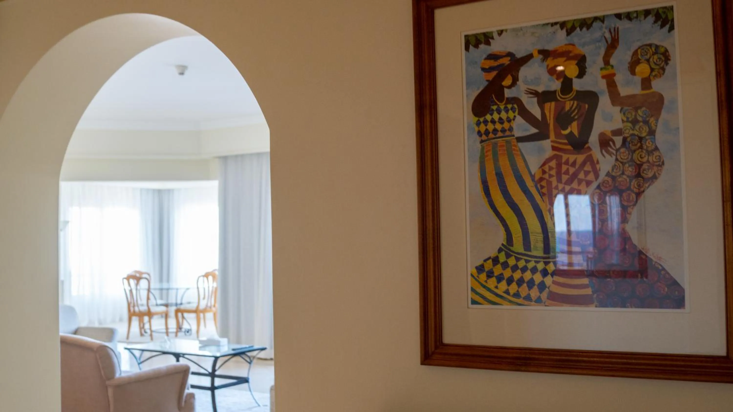 Decorative detail in The Cascades Golf Resort, Spa & Thalasso