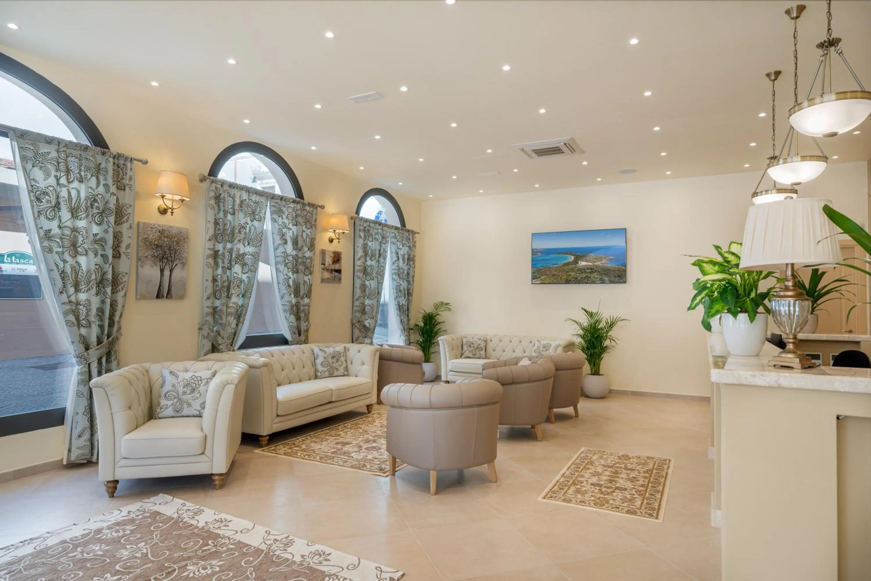 Lobby or reception in Hotel Regina Elena