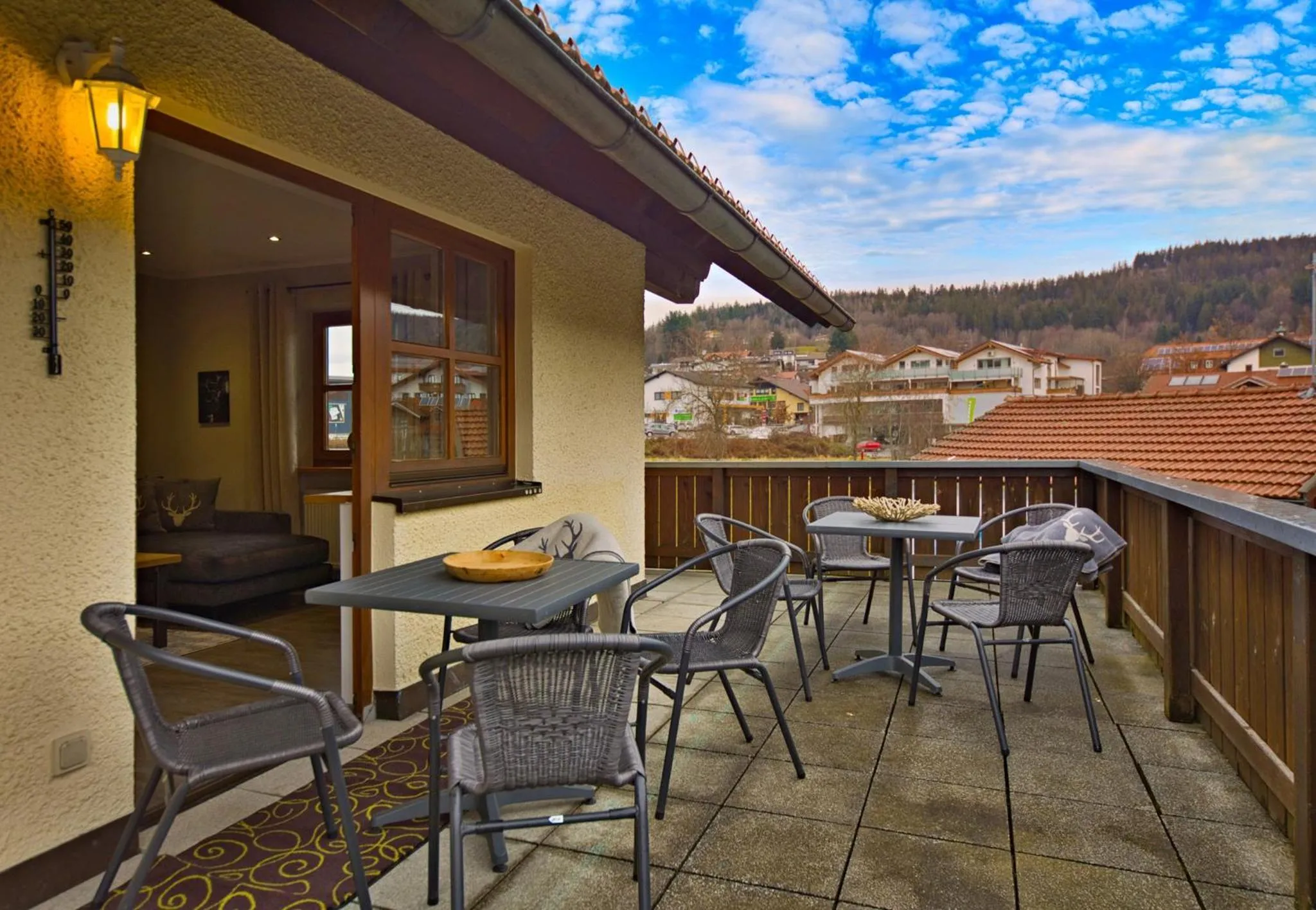 Balcony/Terrace in Appart-Hotel Wildererstuben