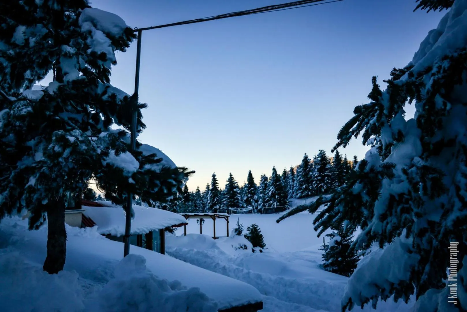 Winter in Naoussa Mountain Resort