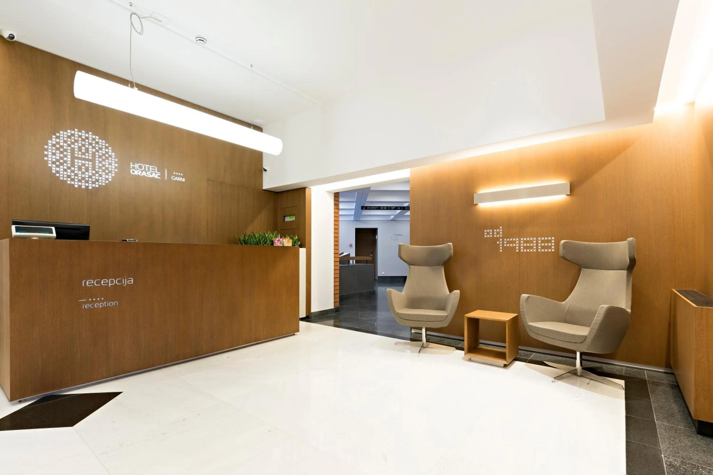 Lobby or reception in Hotel Orasac Garni