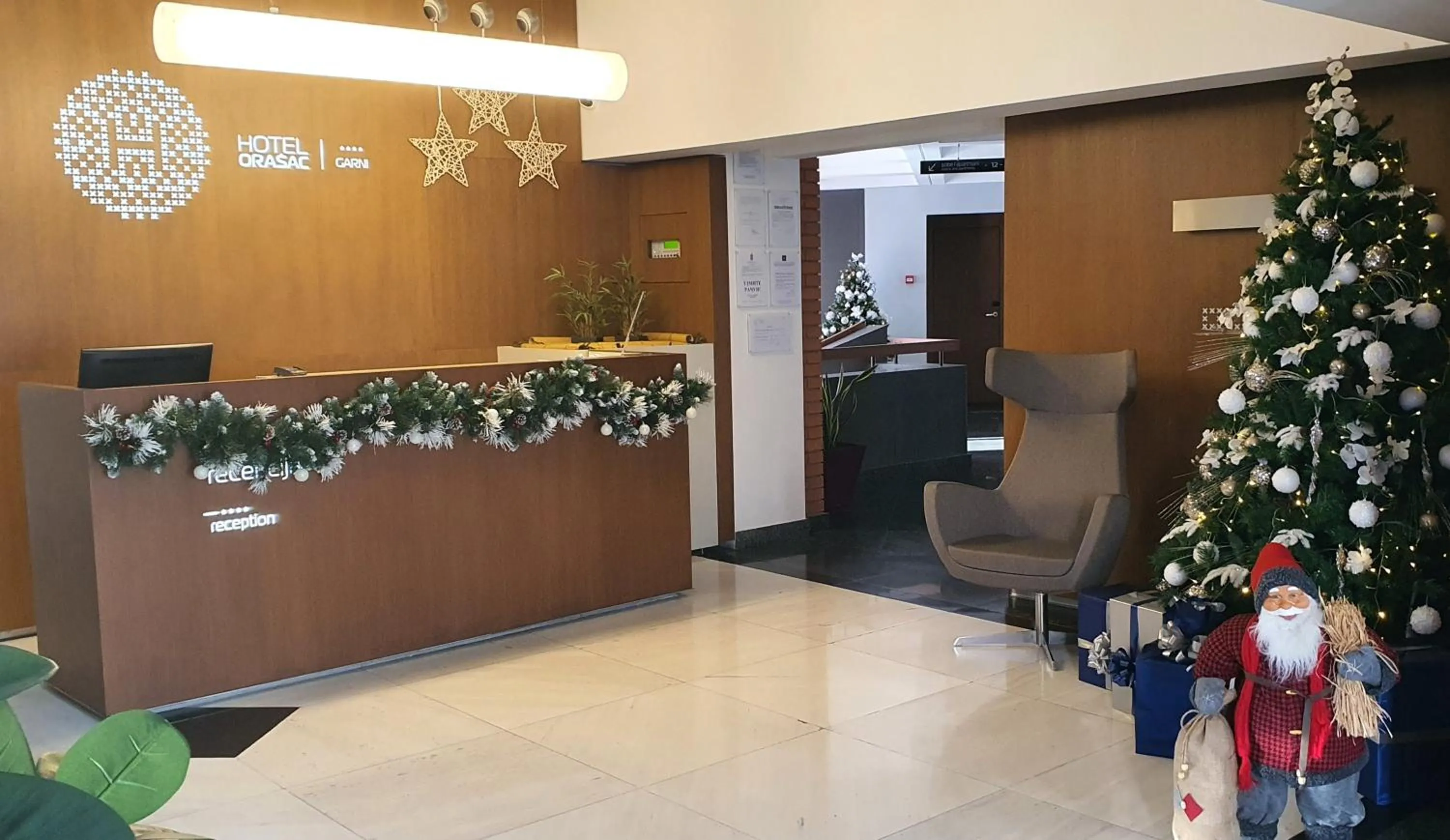 Lobby or reception in Hotel Orasac Garni