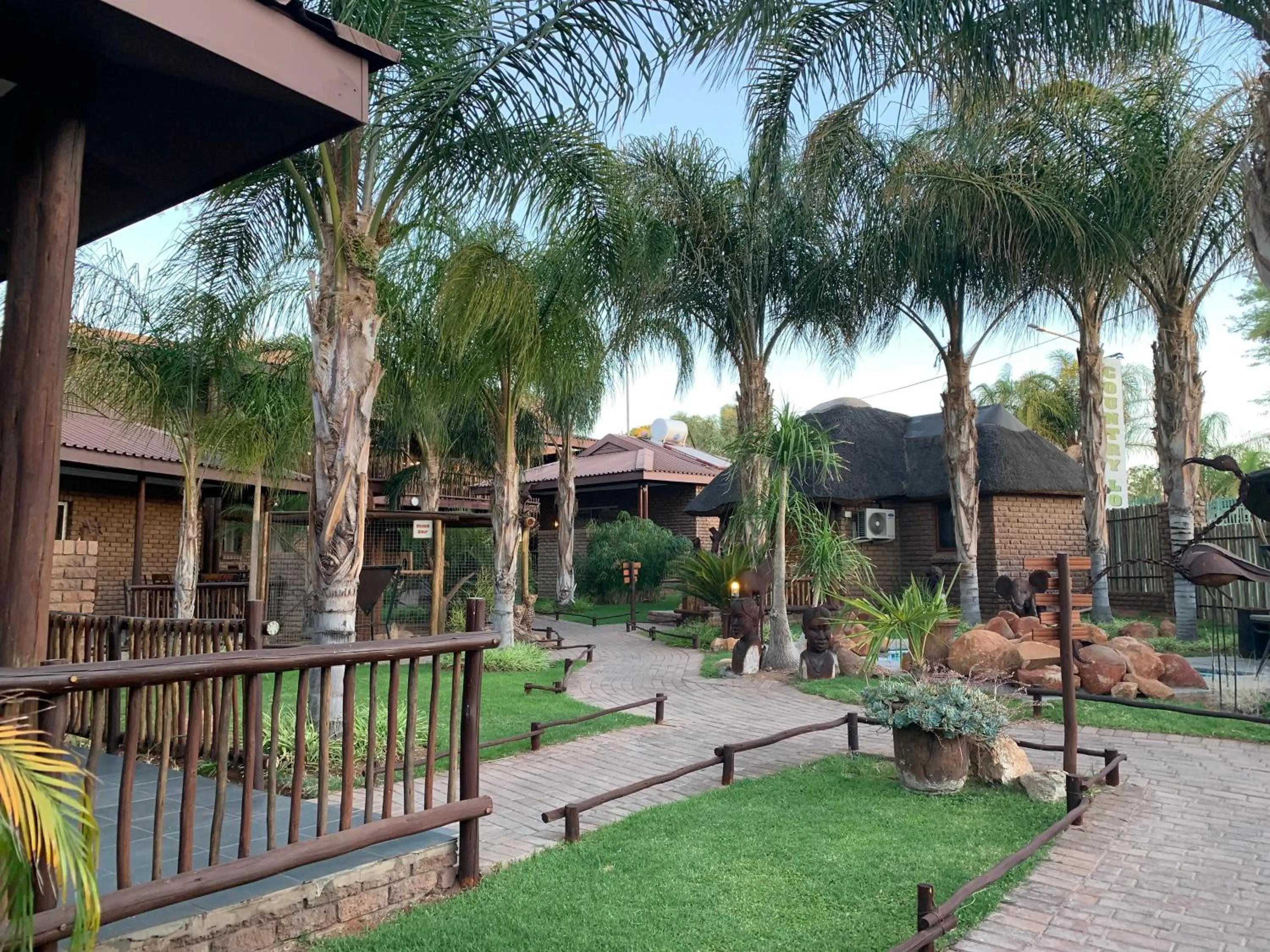 Garden in Country Lodge