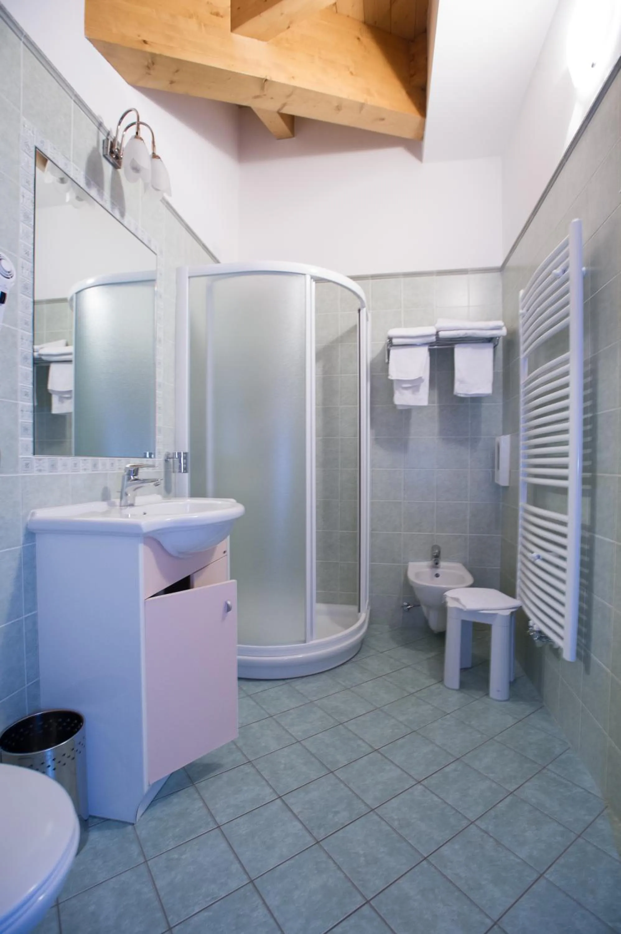 Shower in Hotel Bezzi