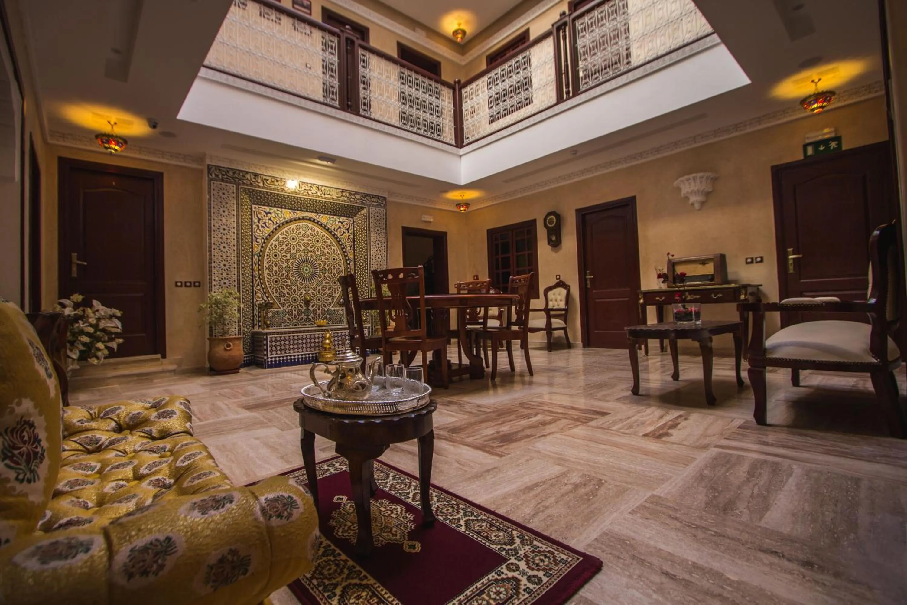 Lobby or reception in BLUE SKY Hôtel