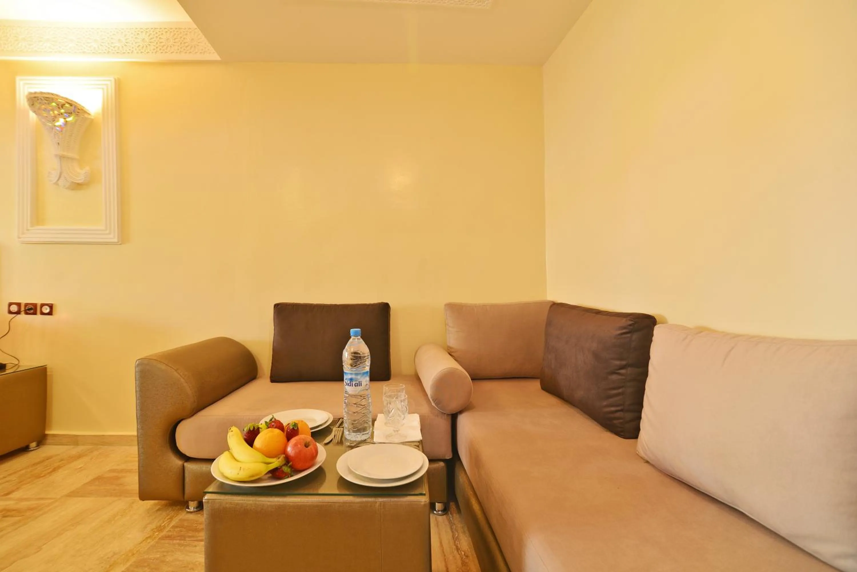 Seating area in BLUE SKY Hôtel