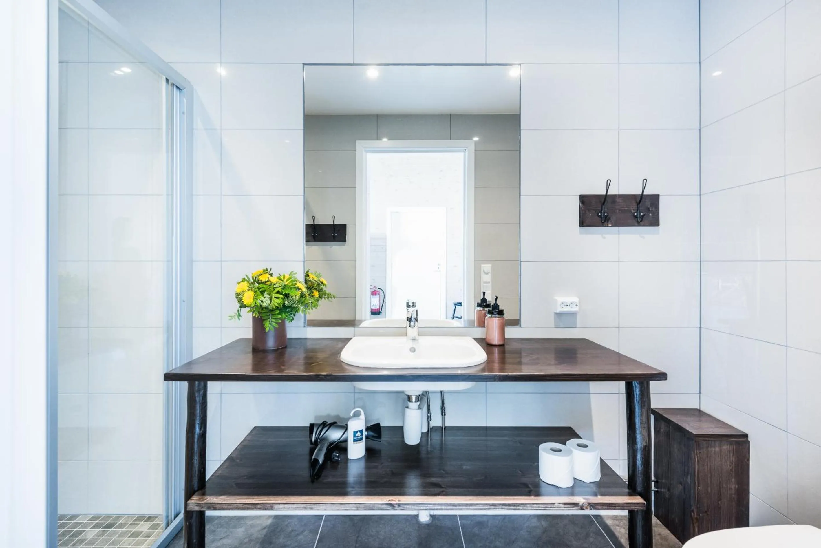Bathroom in Hattvika Lodge