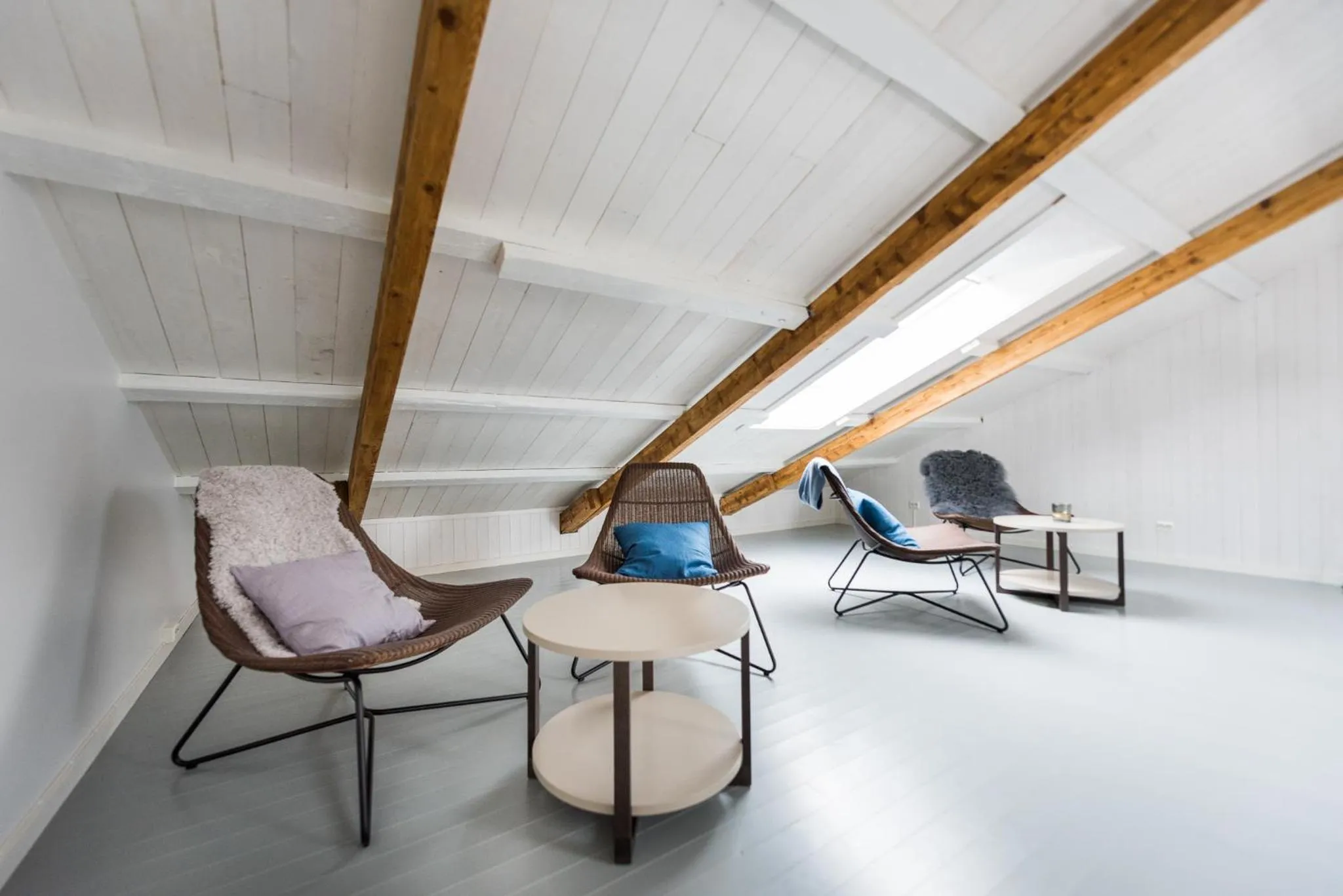 Patio in Hattvika Lodge