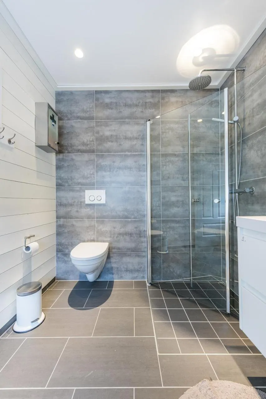 Bathroom in Hattvika Lodge