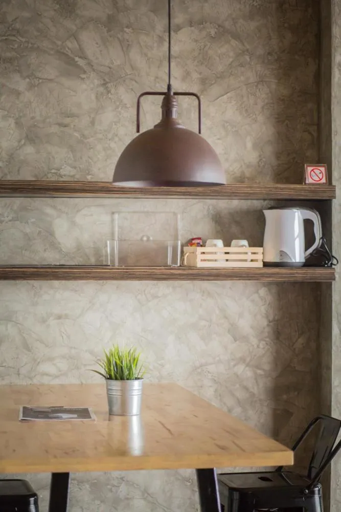 Dining area in Bed Loft Cafe