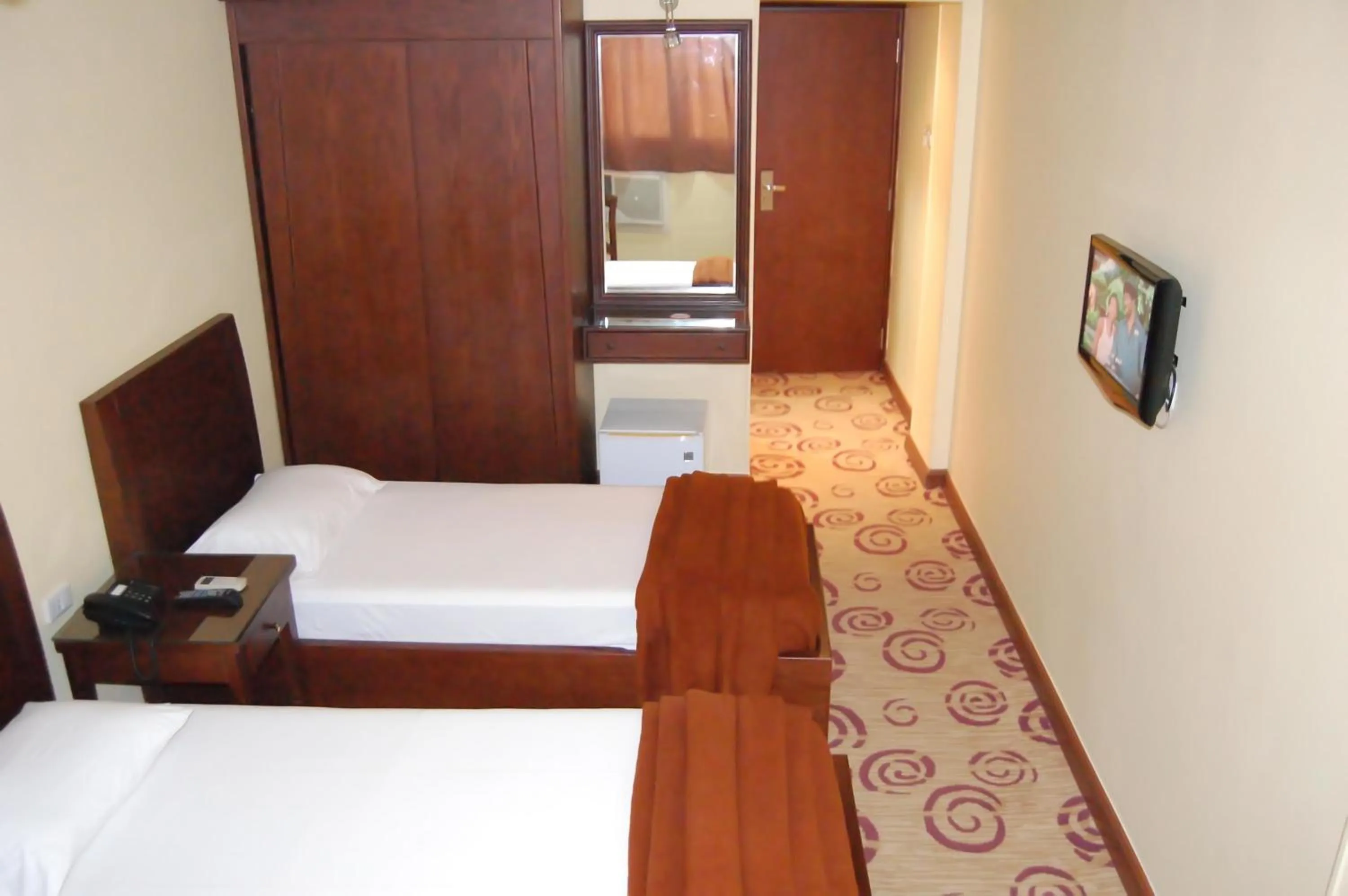 Bed in King Hotel Cairo