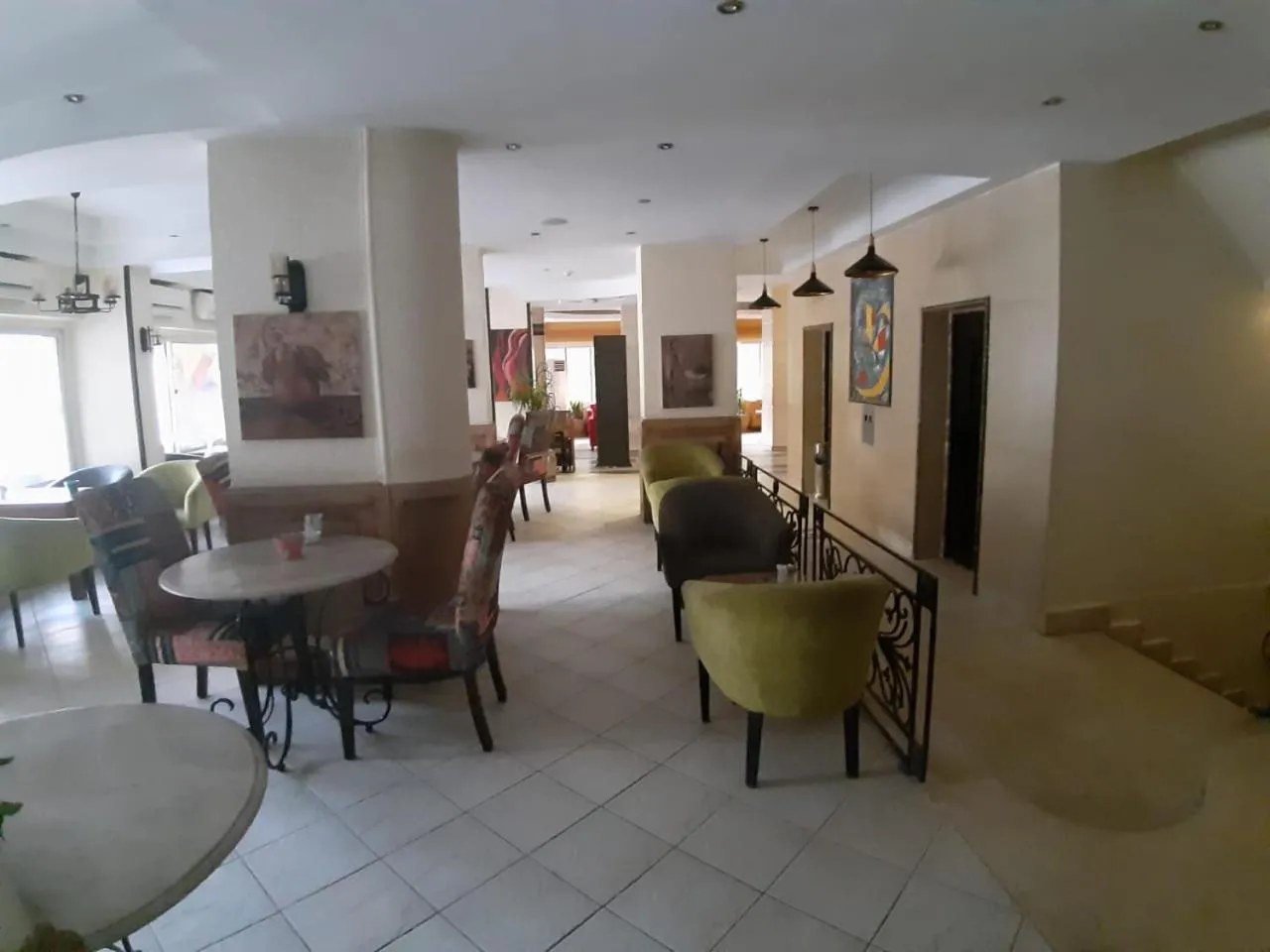 Lobby or reception in King Hotel Cairo