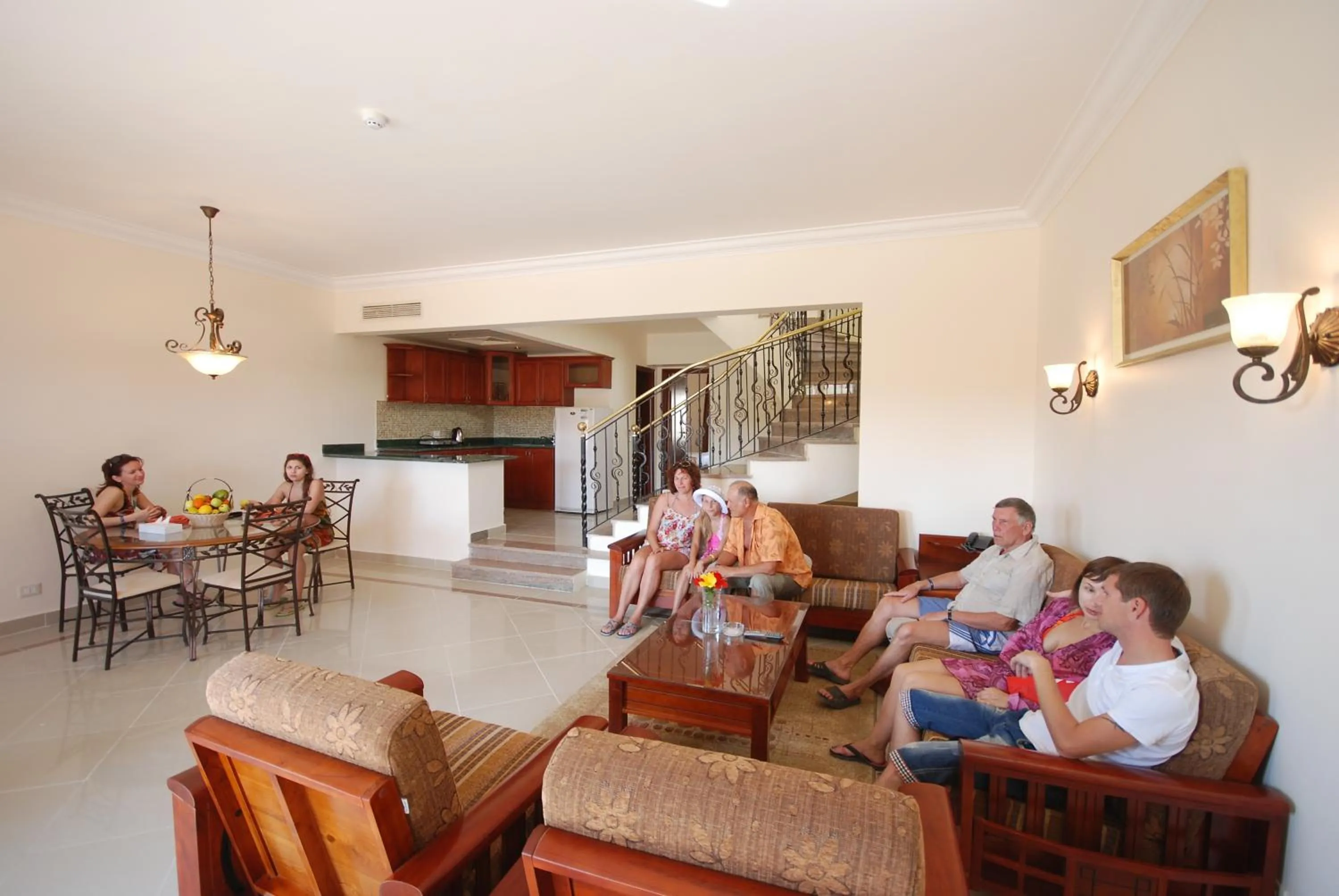 Communal lounge/ TV room in Coral Hills Resort Sharm El-Sheikh