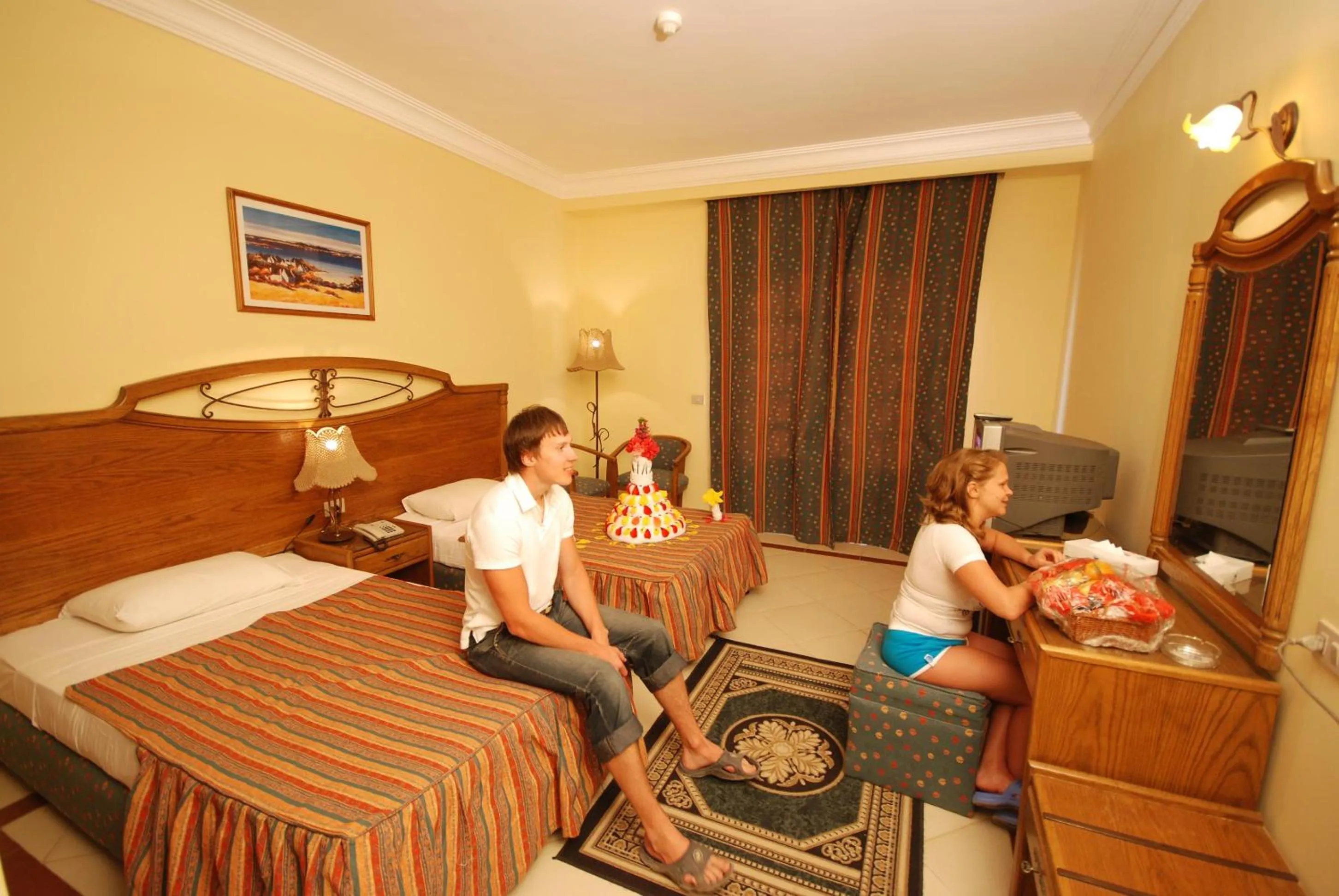 People, Bed in Coral Hills Resort Sharm El-Sheikh