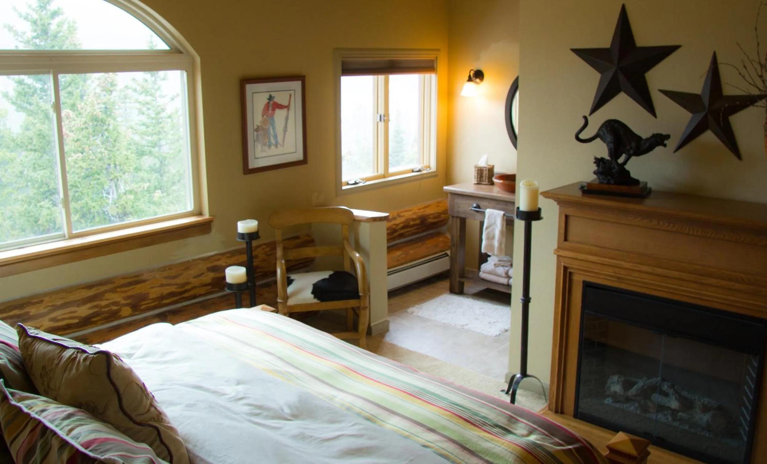 Bed in The Silver Lake Lodge - Adults Only