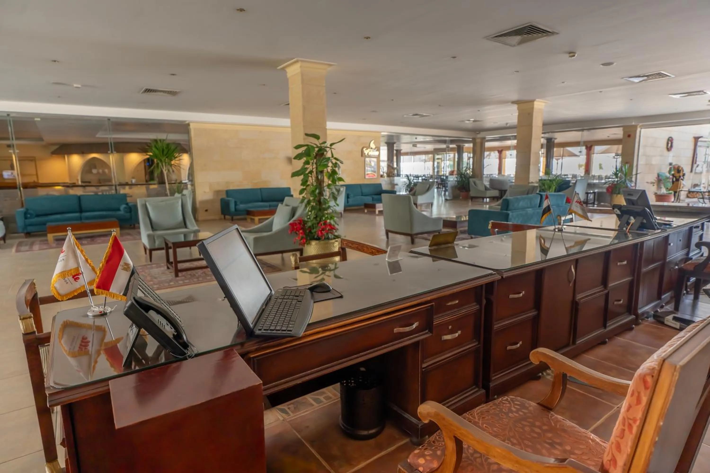 Lobby or reception in Jolie Ville Hotel & Spa Kings Island Luxor