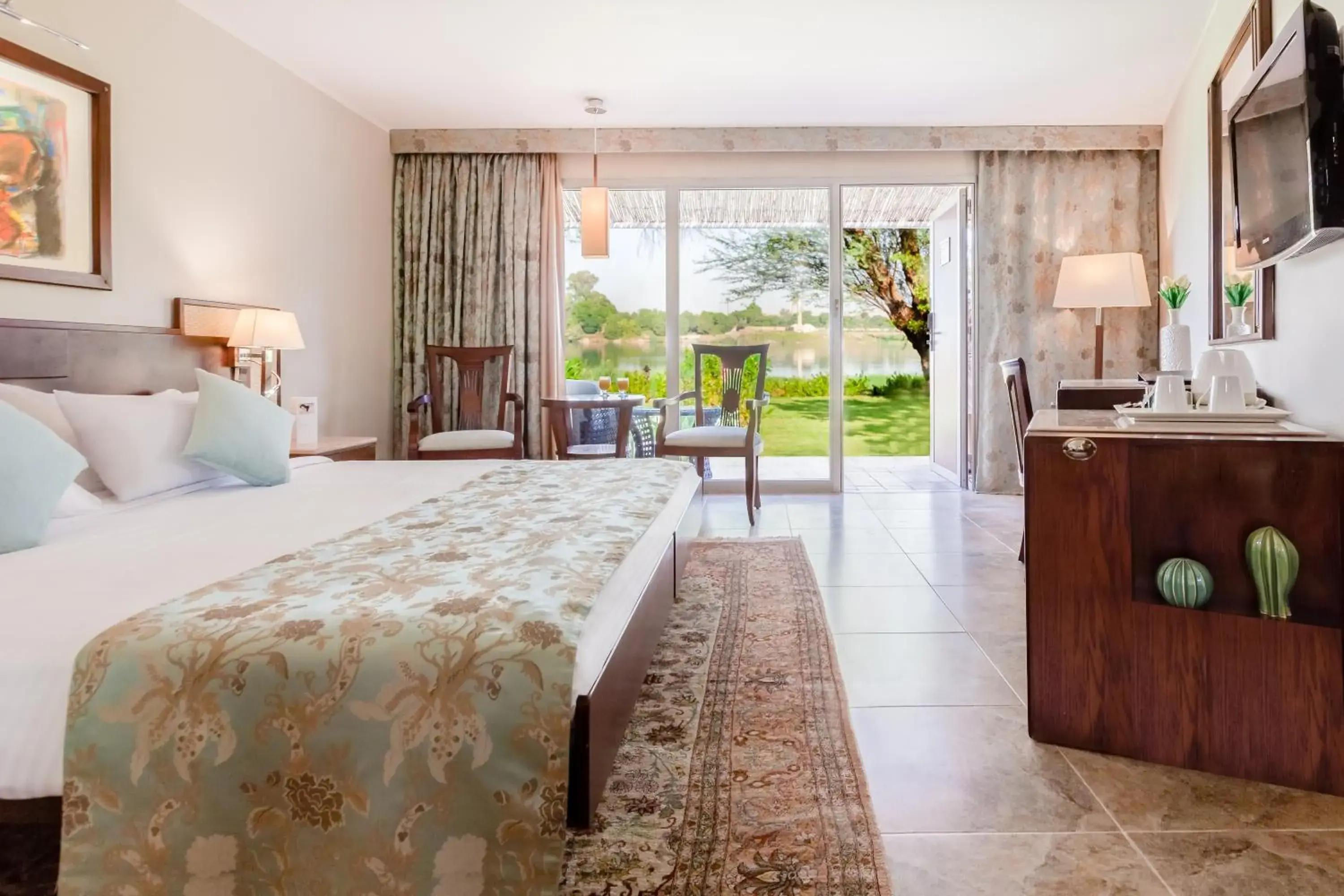 Standard Double or Twin Room with Nile View in Jolie Ville Hotel & Spa Kings Island Luxor Standard Double or Twin Room with Nile View in Jolie Ville Hotel & Spa Kings Island Luxor