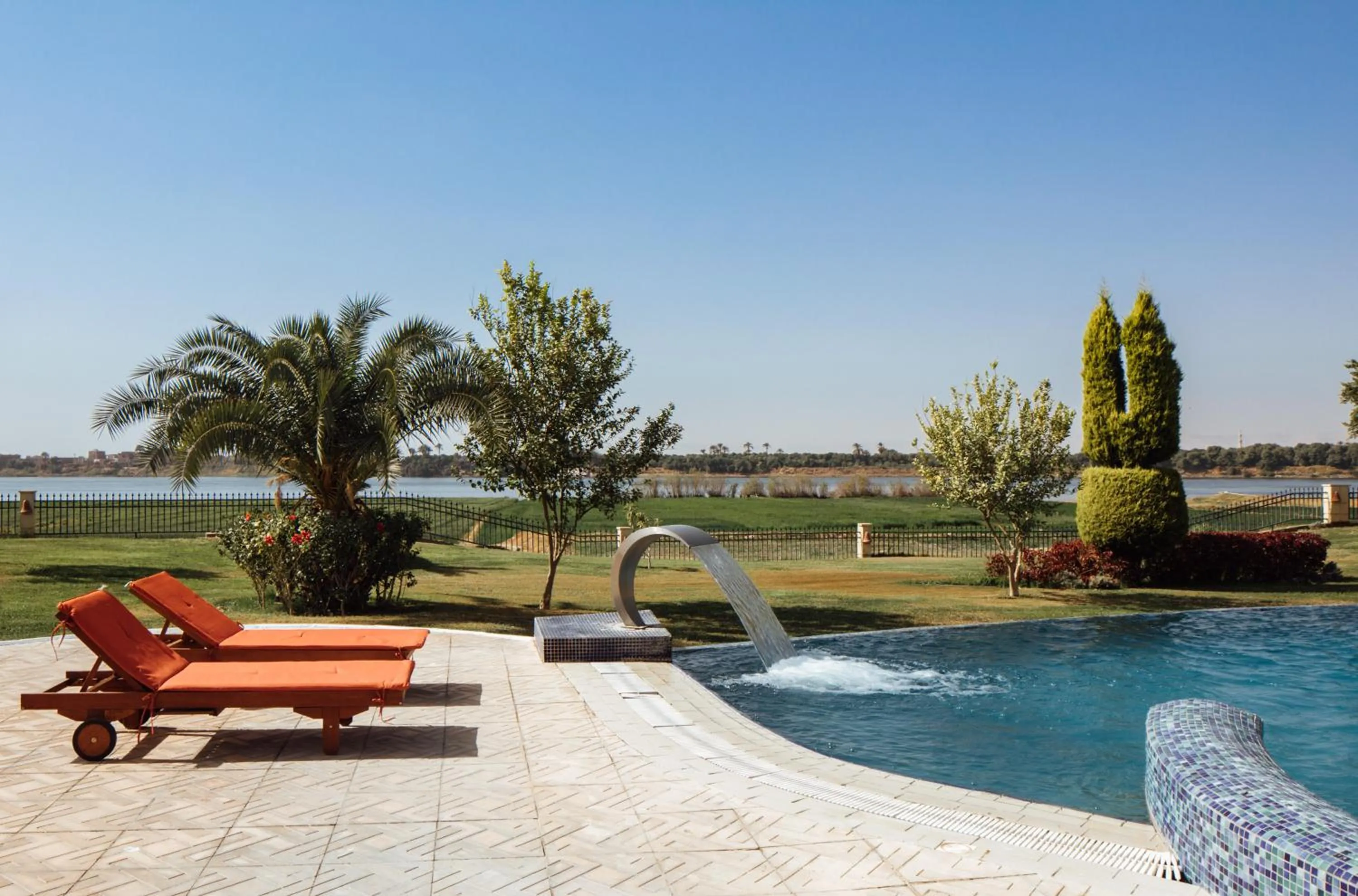 Swimming pool in Jolie Ville Hotel & Spa Kings Island Luxor