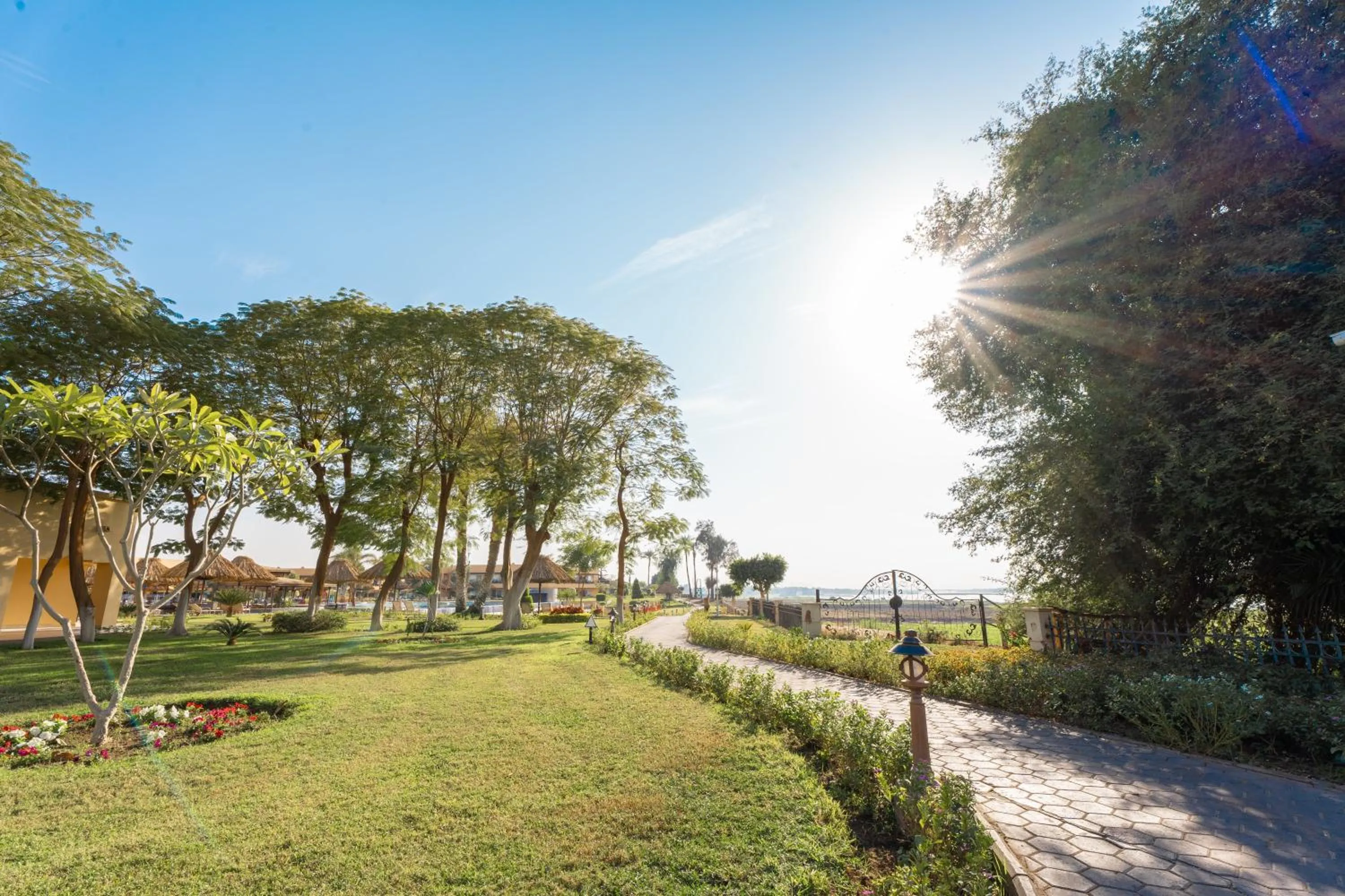 Garden in Jolie Ville Hotel & Spa Kings Island Luxor