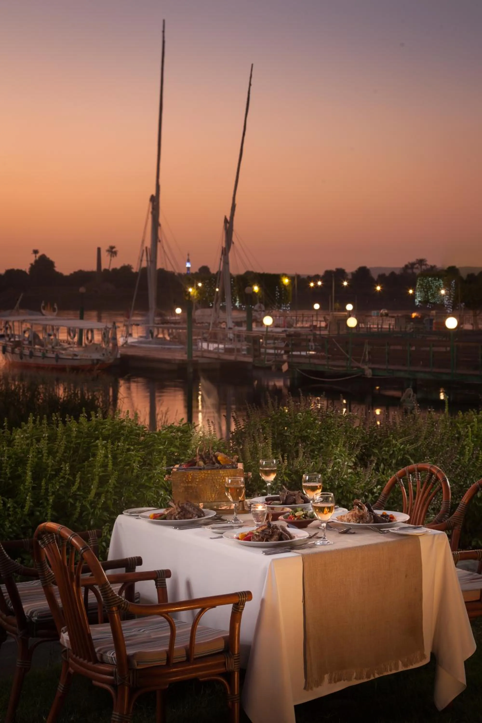 Restaurant/places to eat in Jolie Ville Hotel & Spa Kings Island Luxor