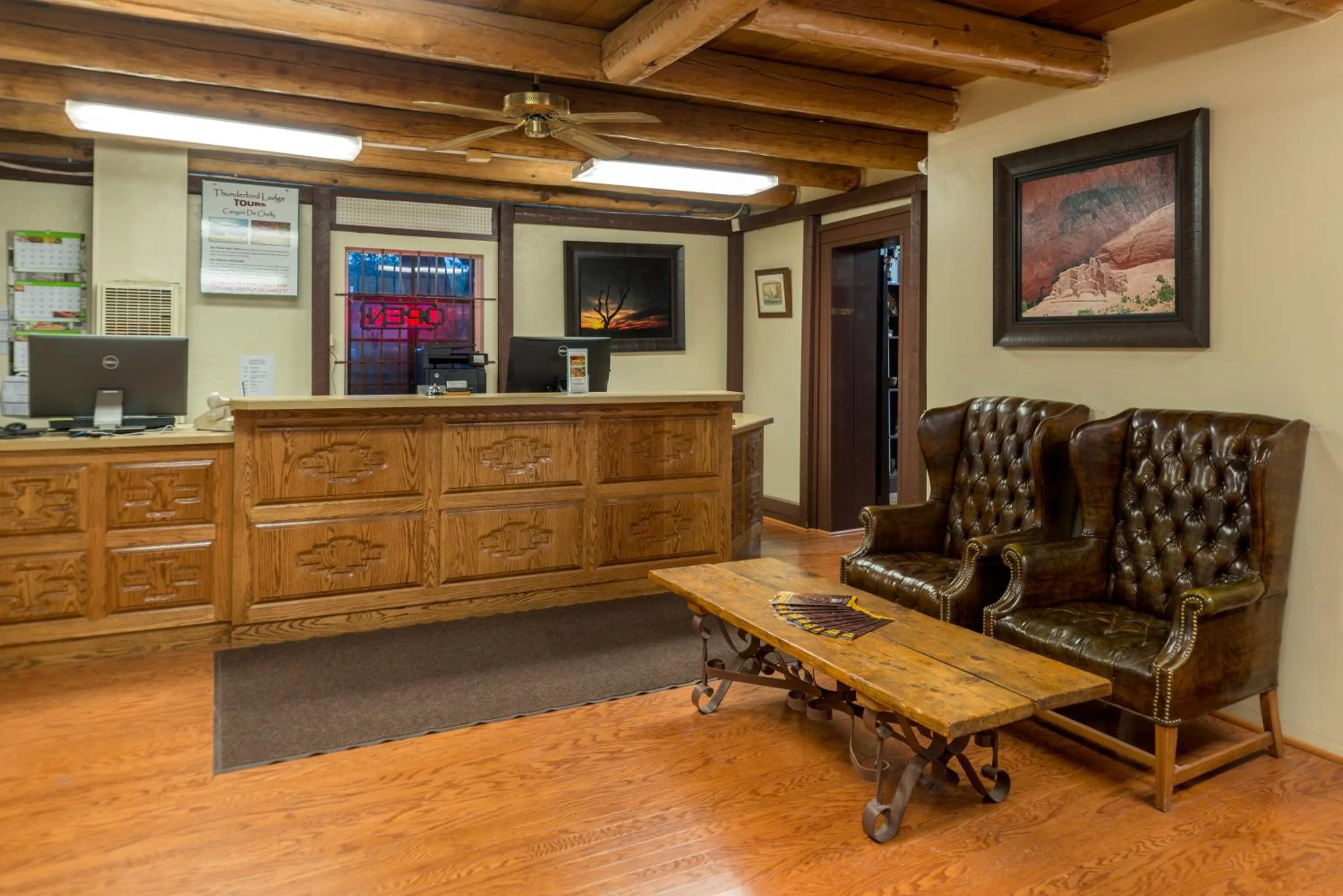 Lobby or reception in Thunderbird Lodge