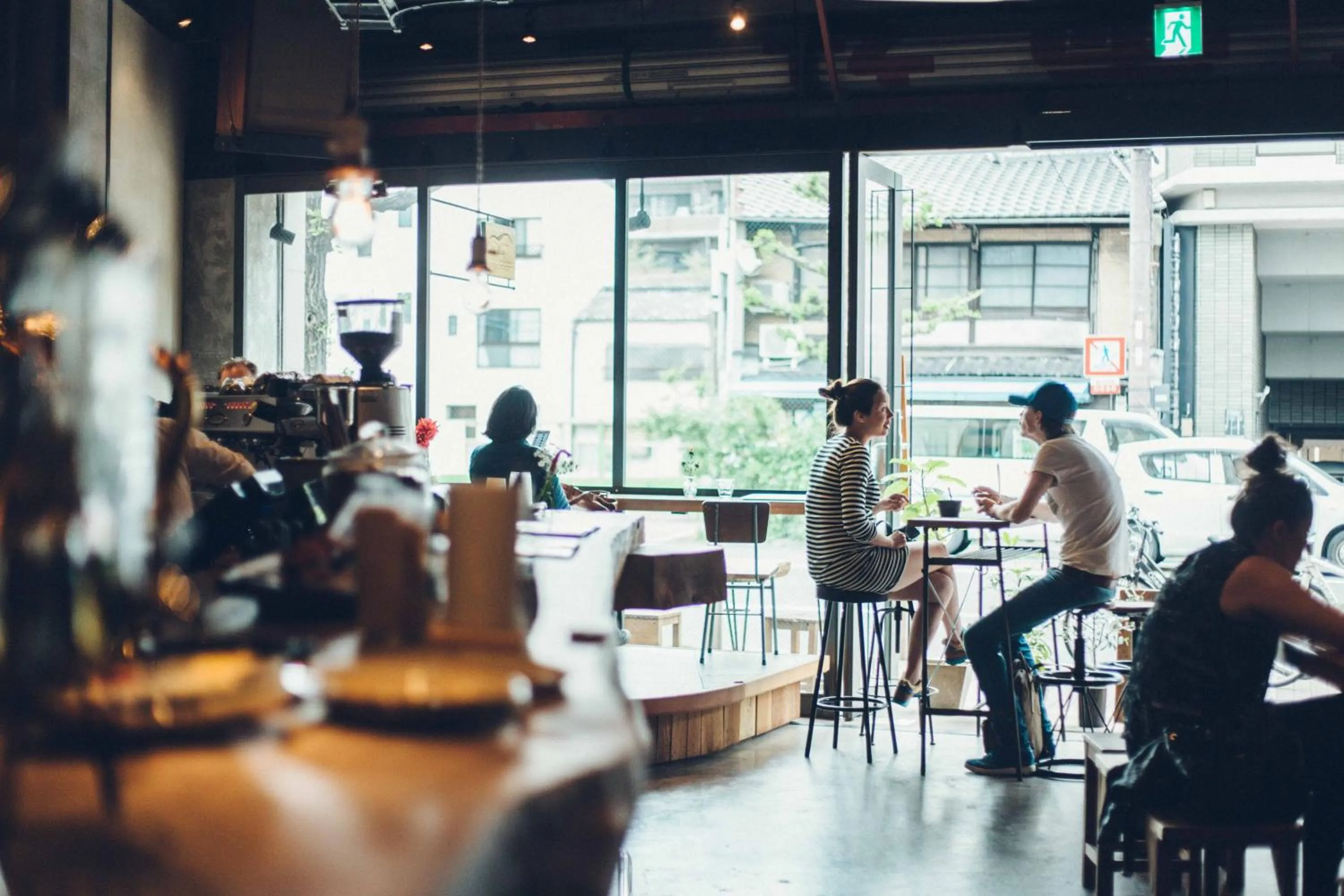 Lounge or bar in Len Kyoto Kawaramachi