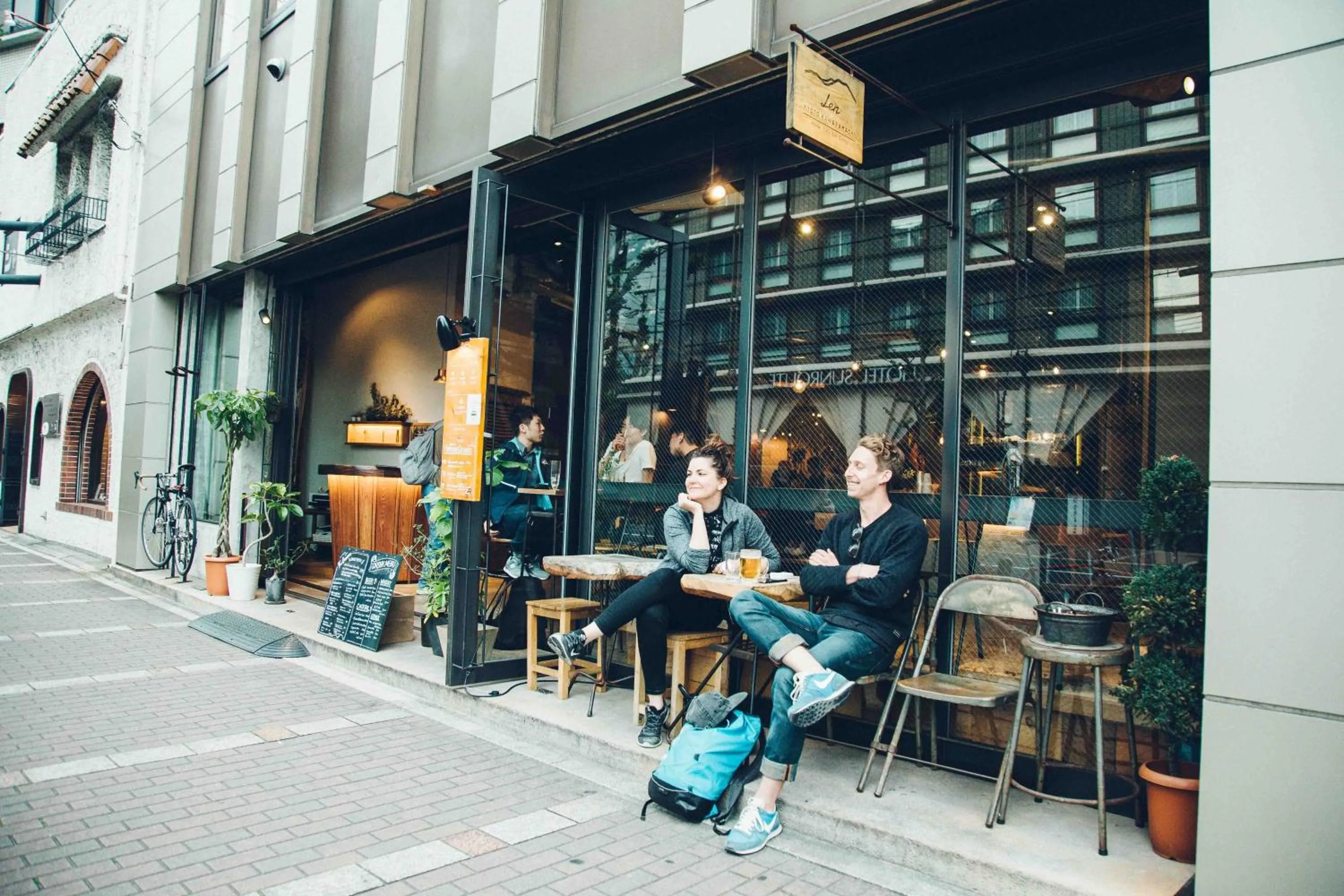 Facade/entrance in Len Kyoto Kawaramachi