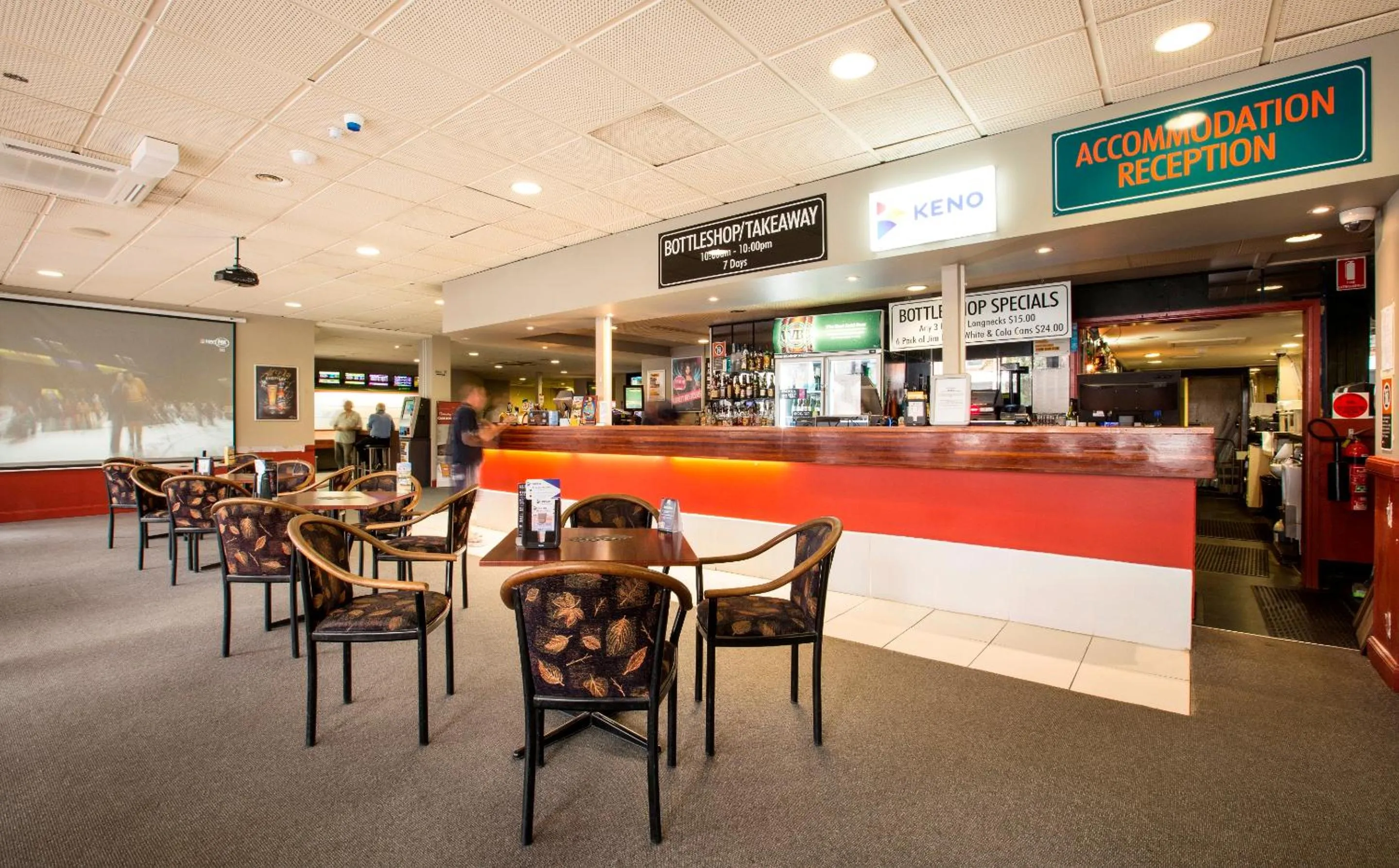 Restaurant/places to eat in Greenacre Hotel