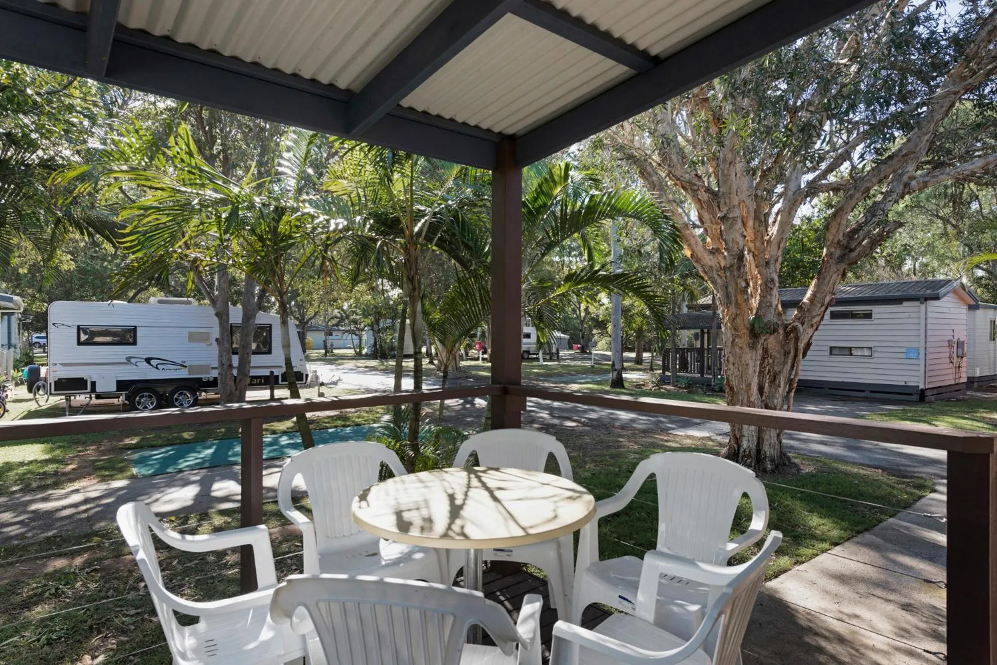 Patio in Discovery Parks - Emerald Beach