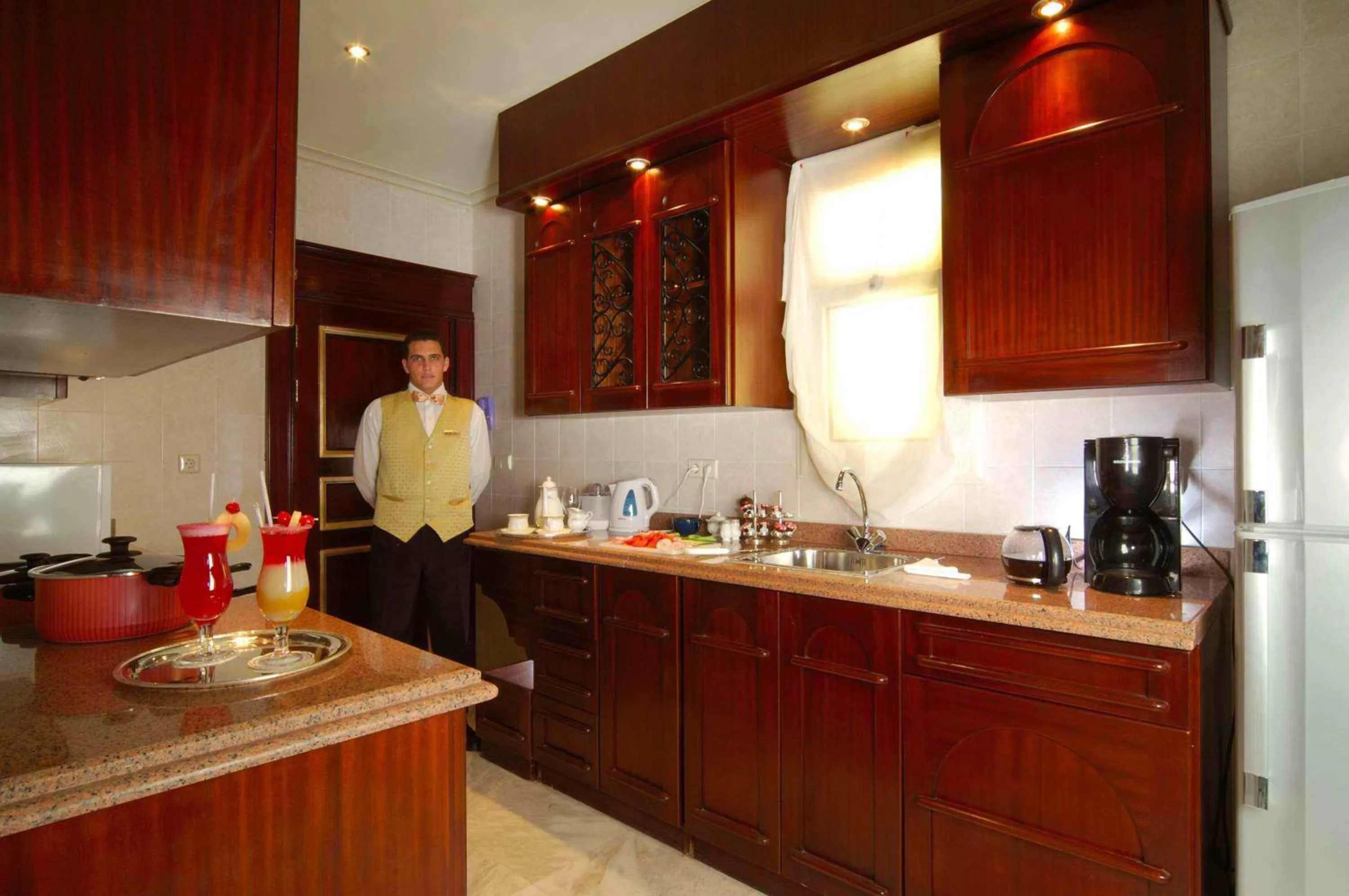 Kitchen or kitchenette in Concorde El Salam Sharm El Sheikh Front Hotel