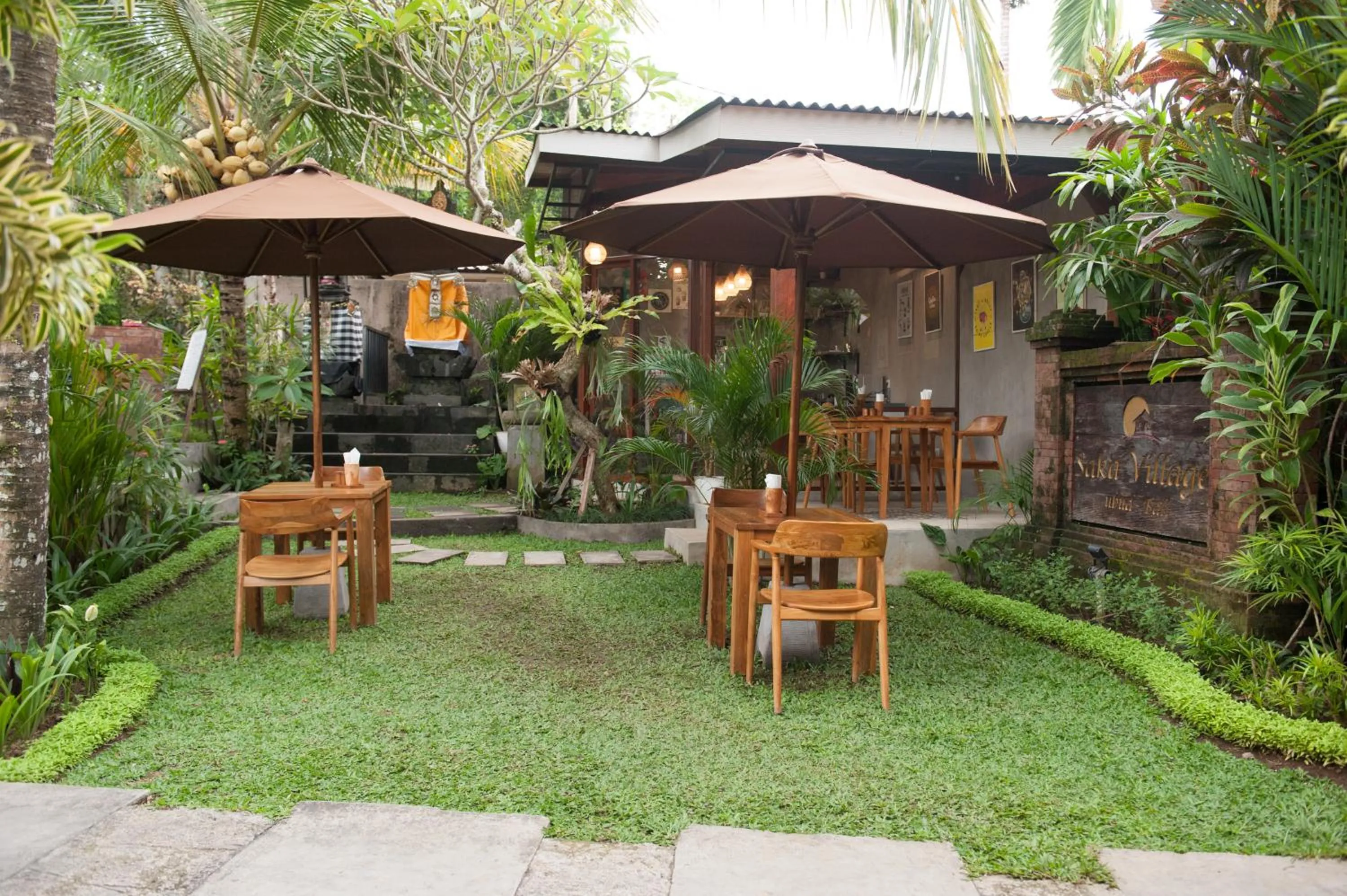 Garden view in Saka Village Resort Ubud