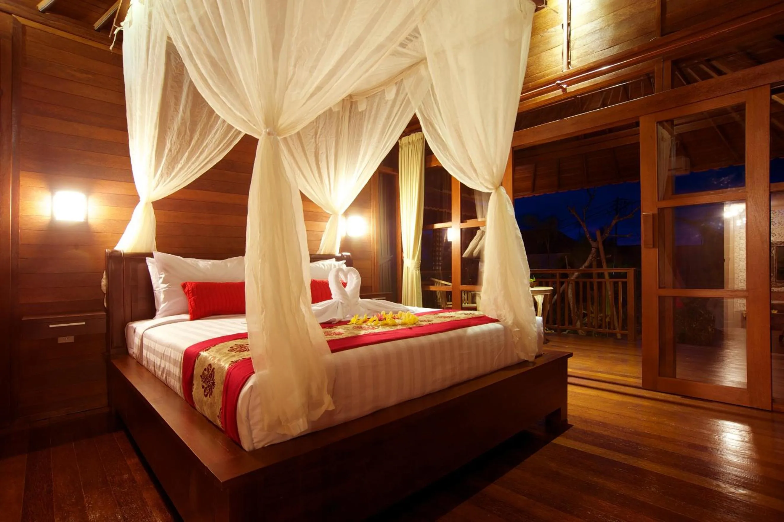Bed in Saka Village Resort Ubud