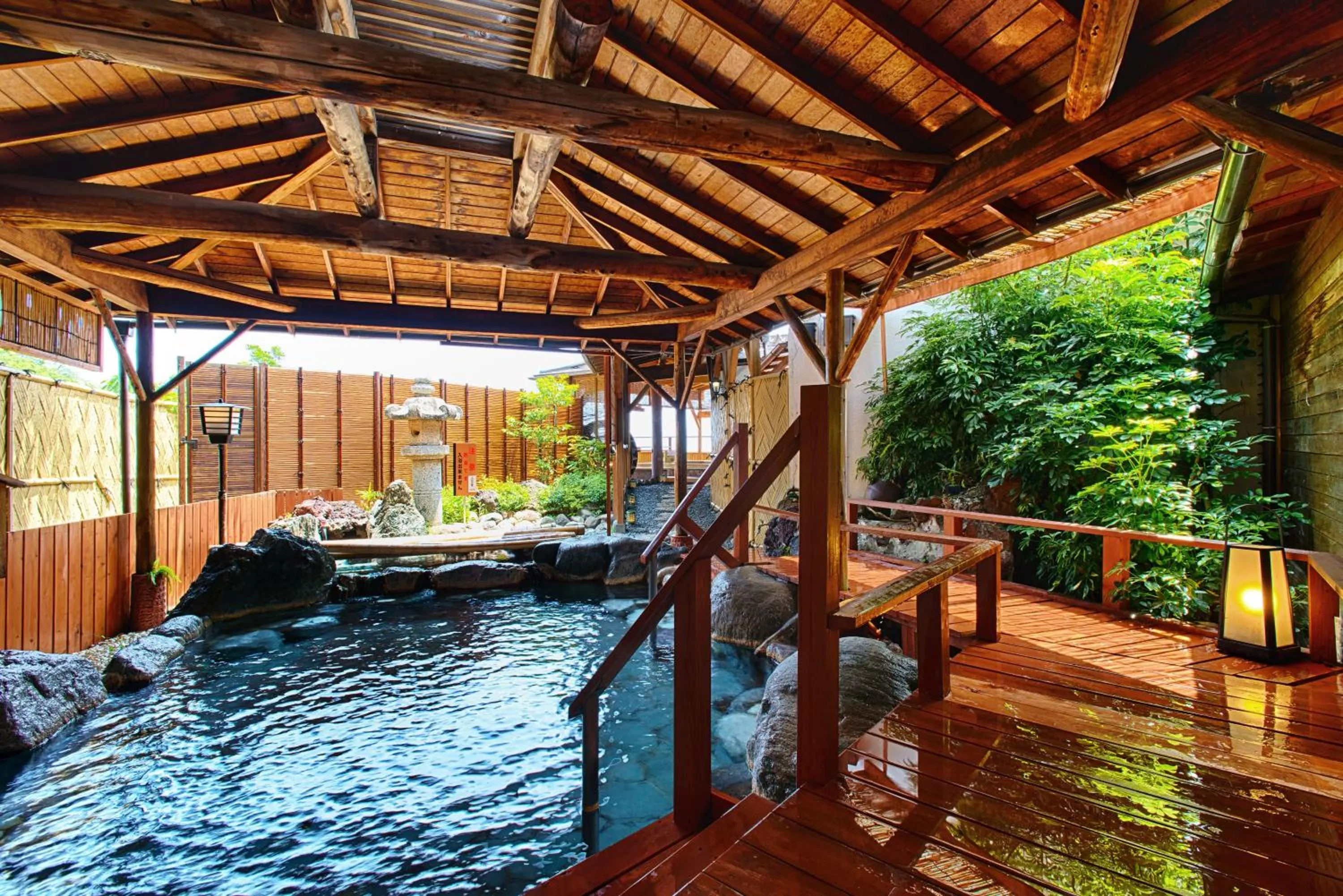 Hot Spring Bath in Atagawa Prince Hotel