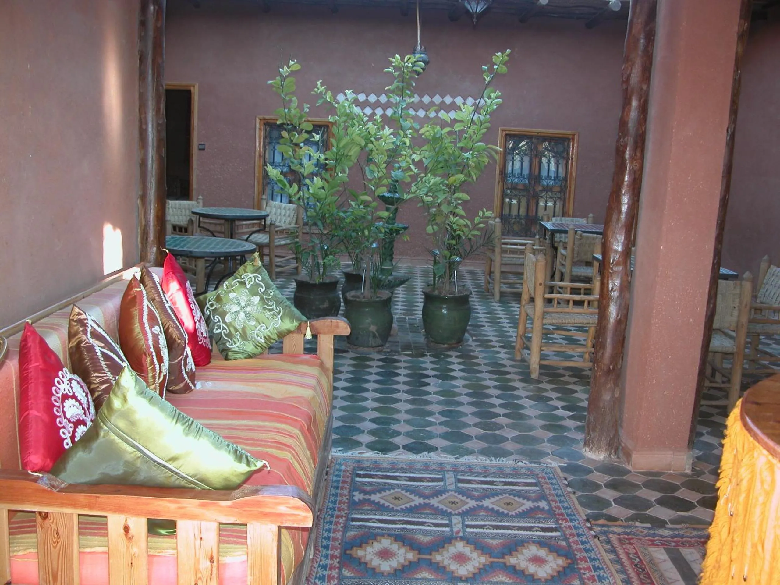 Patio in Kasbah Petit Nomade