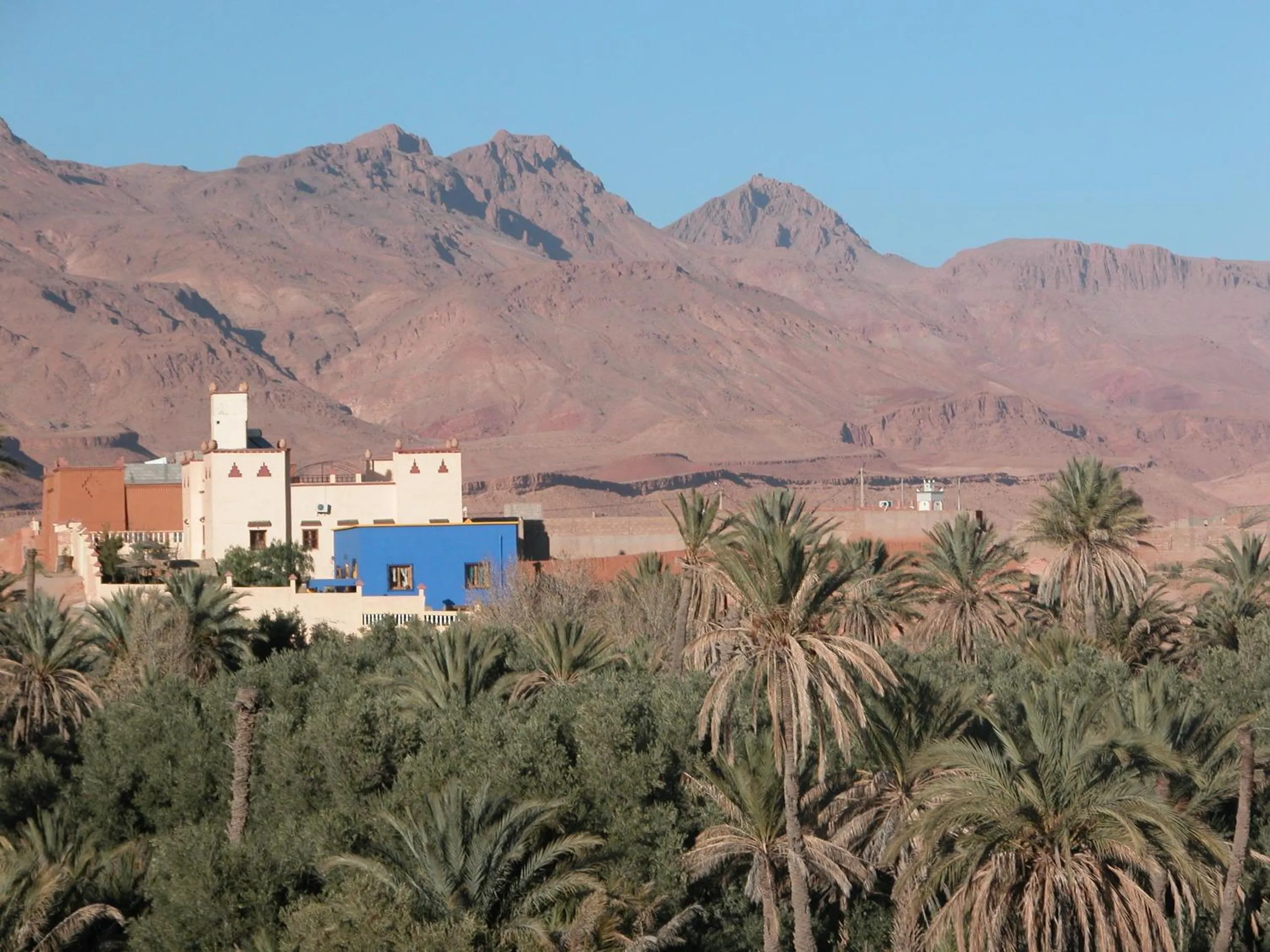 Bird's eye view in Kasbah Petit Nomade