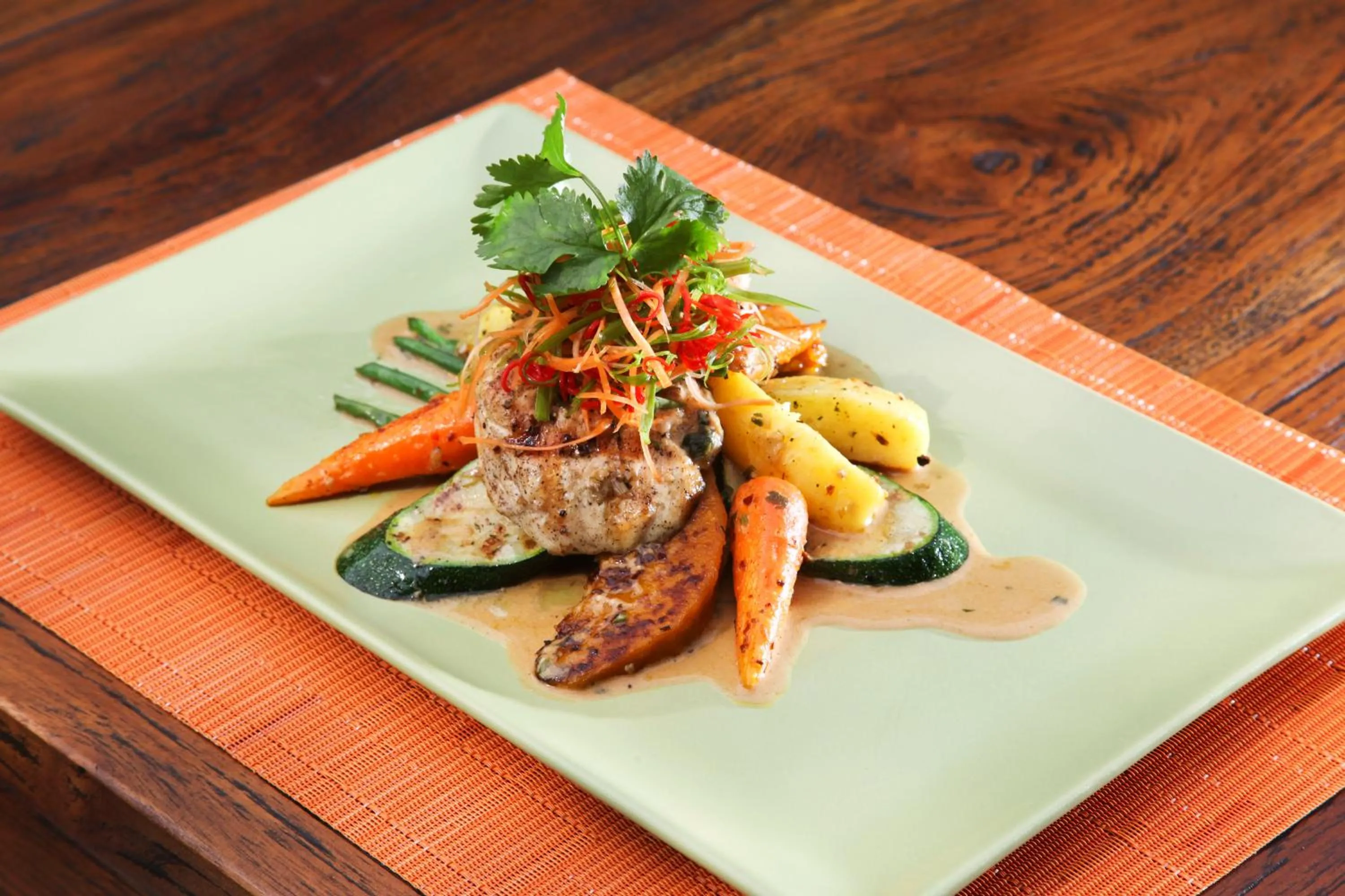 Food close-up in Tejaprana Resort & Spa