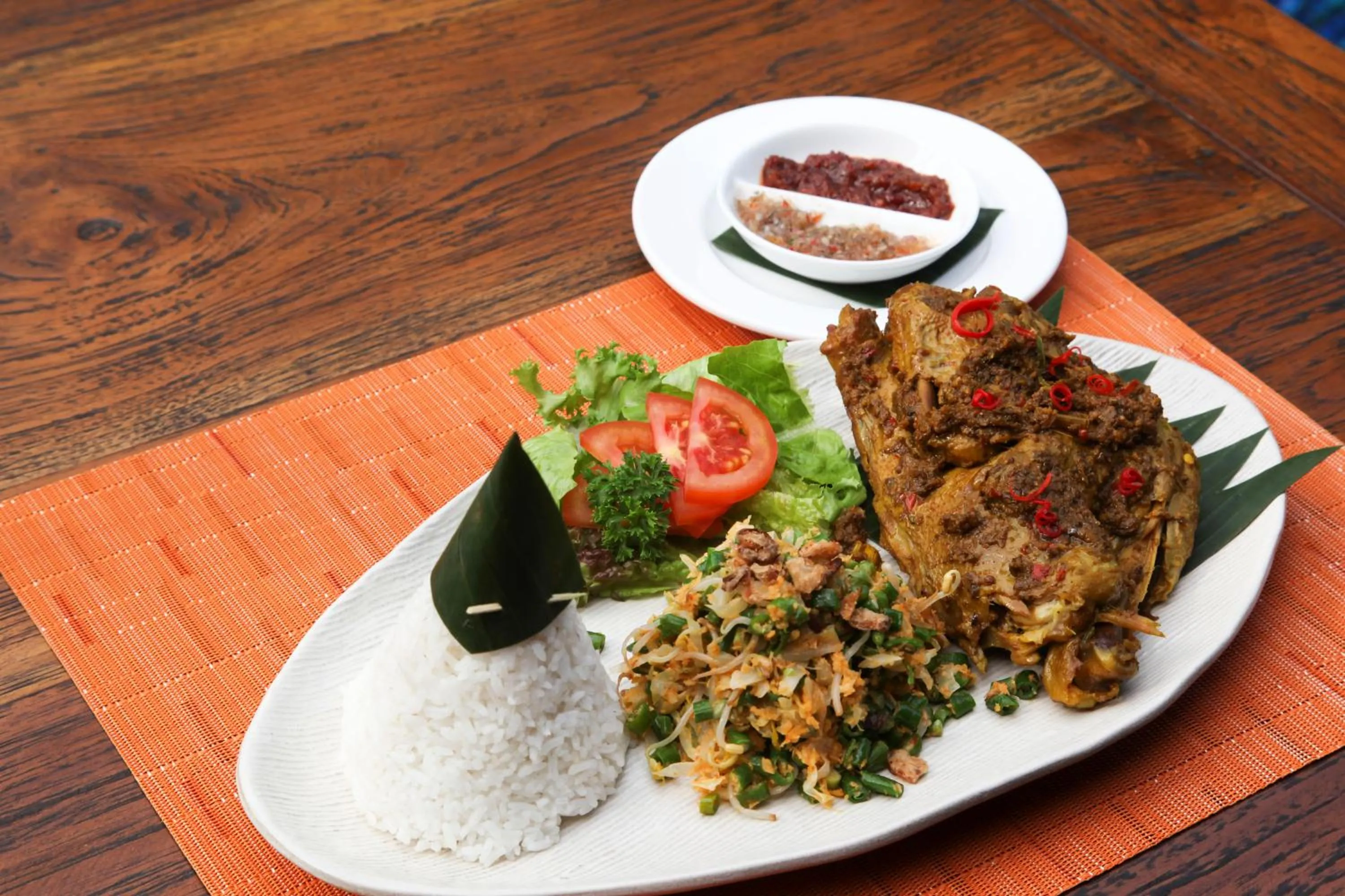 Food close-up in Tejaprana Resort & Spa