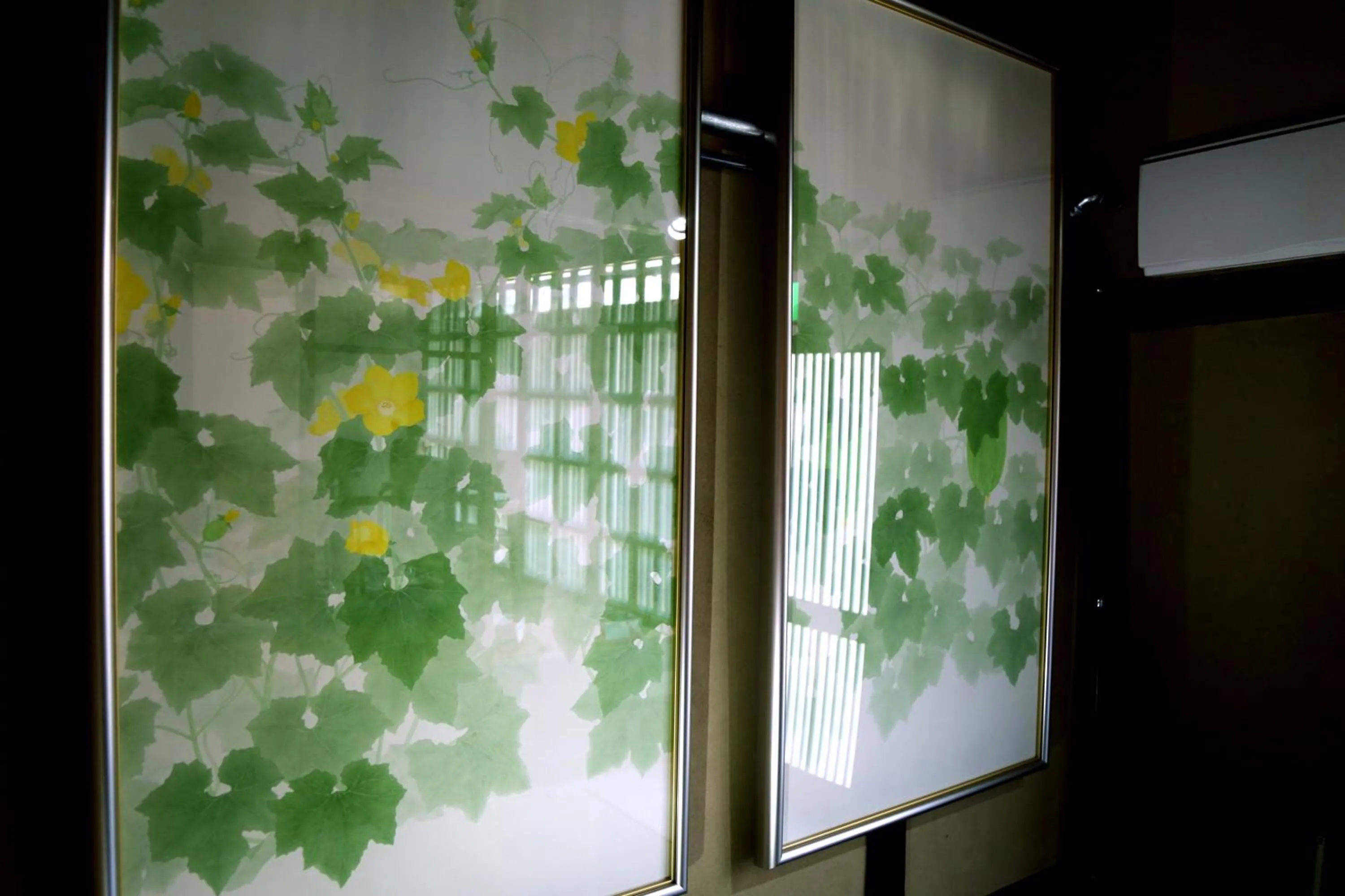 Decorative detail, View in Show-an Machiya Inn