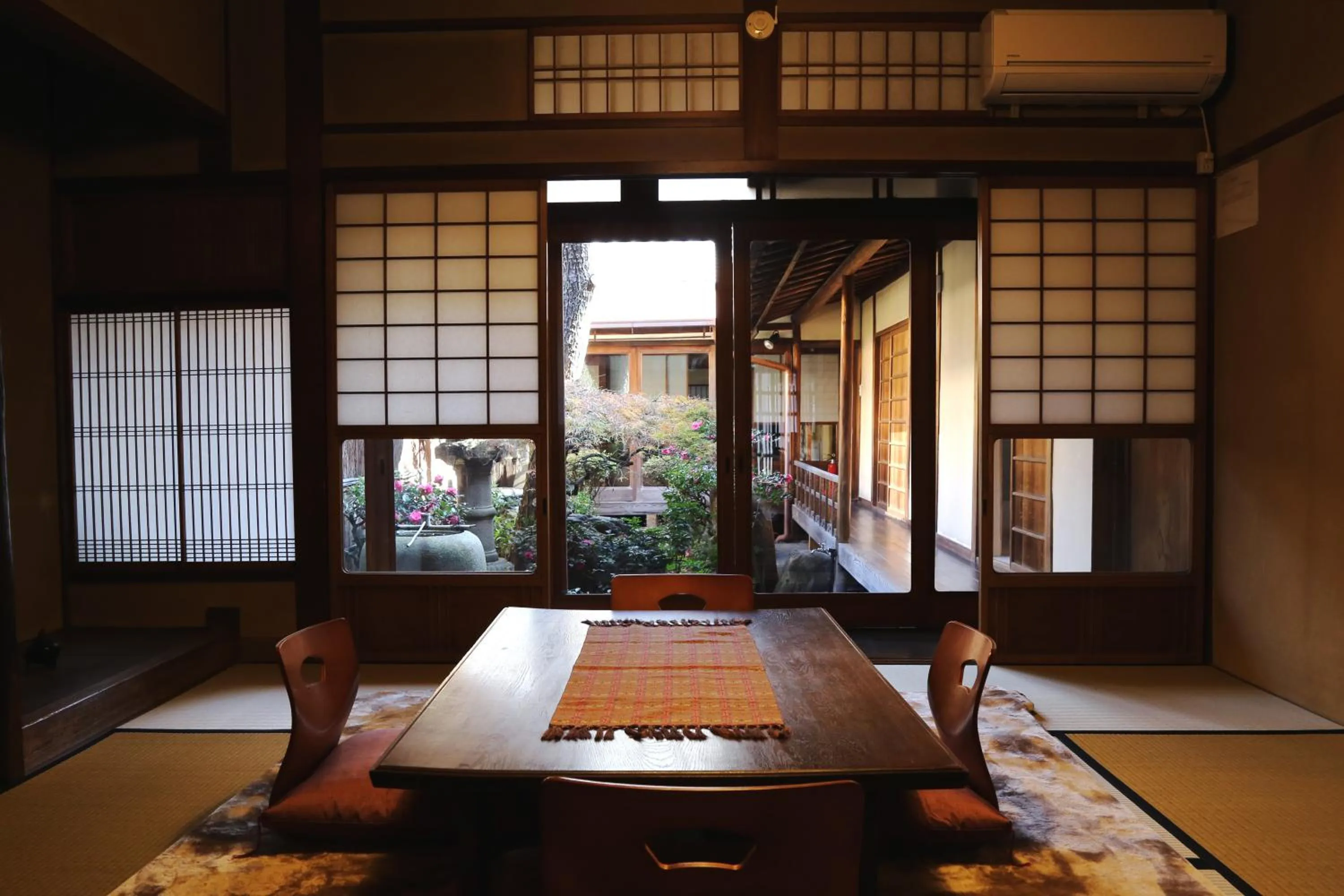 Living room in Show-an Machiya Inn