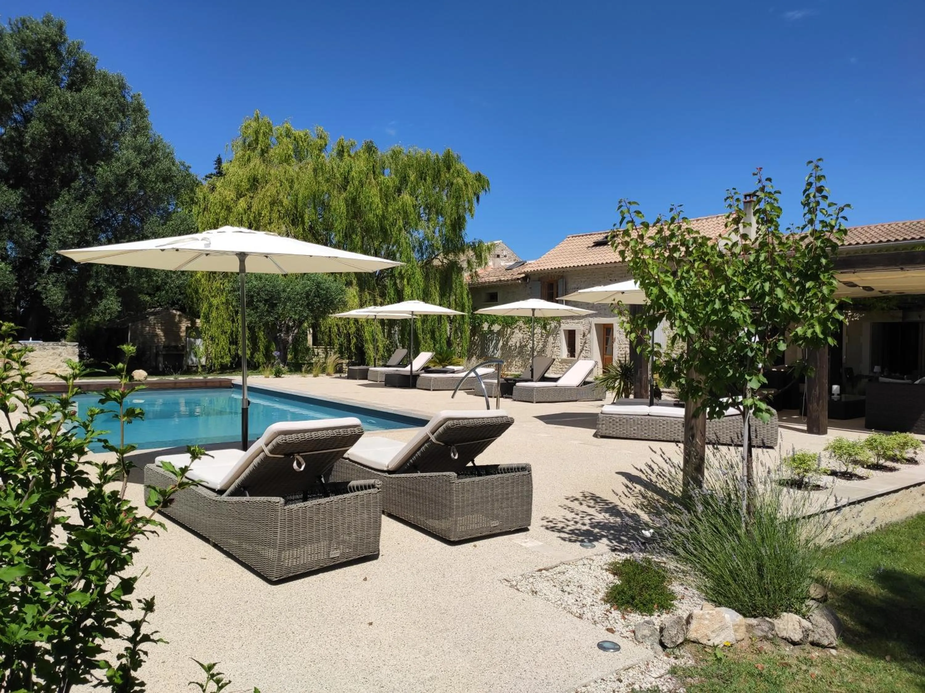 Swimming pool in Les Champs de Provence