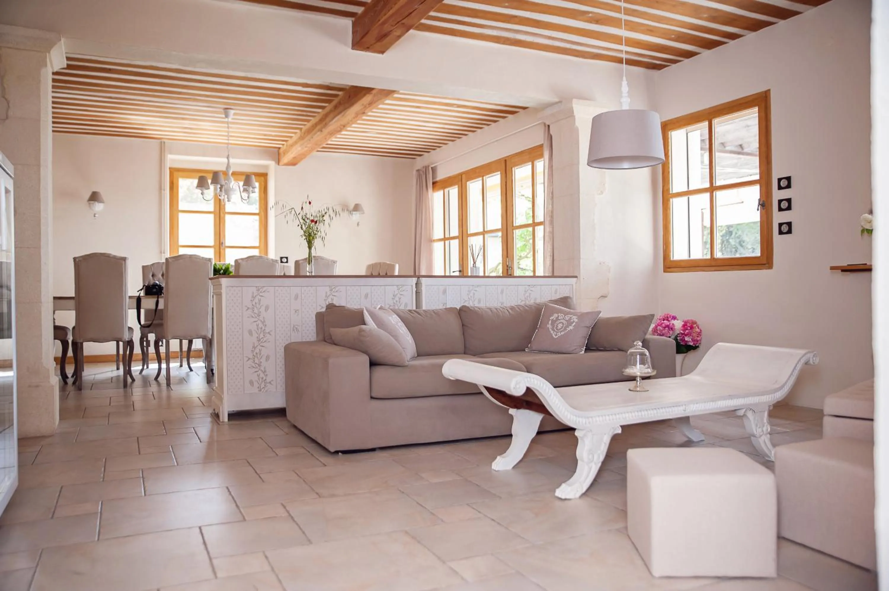 Living room in Les Champs de Provence