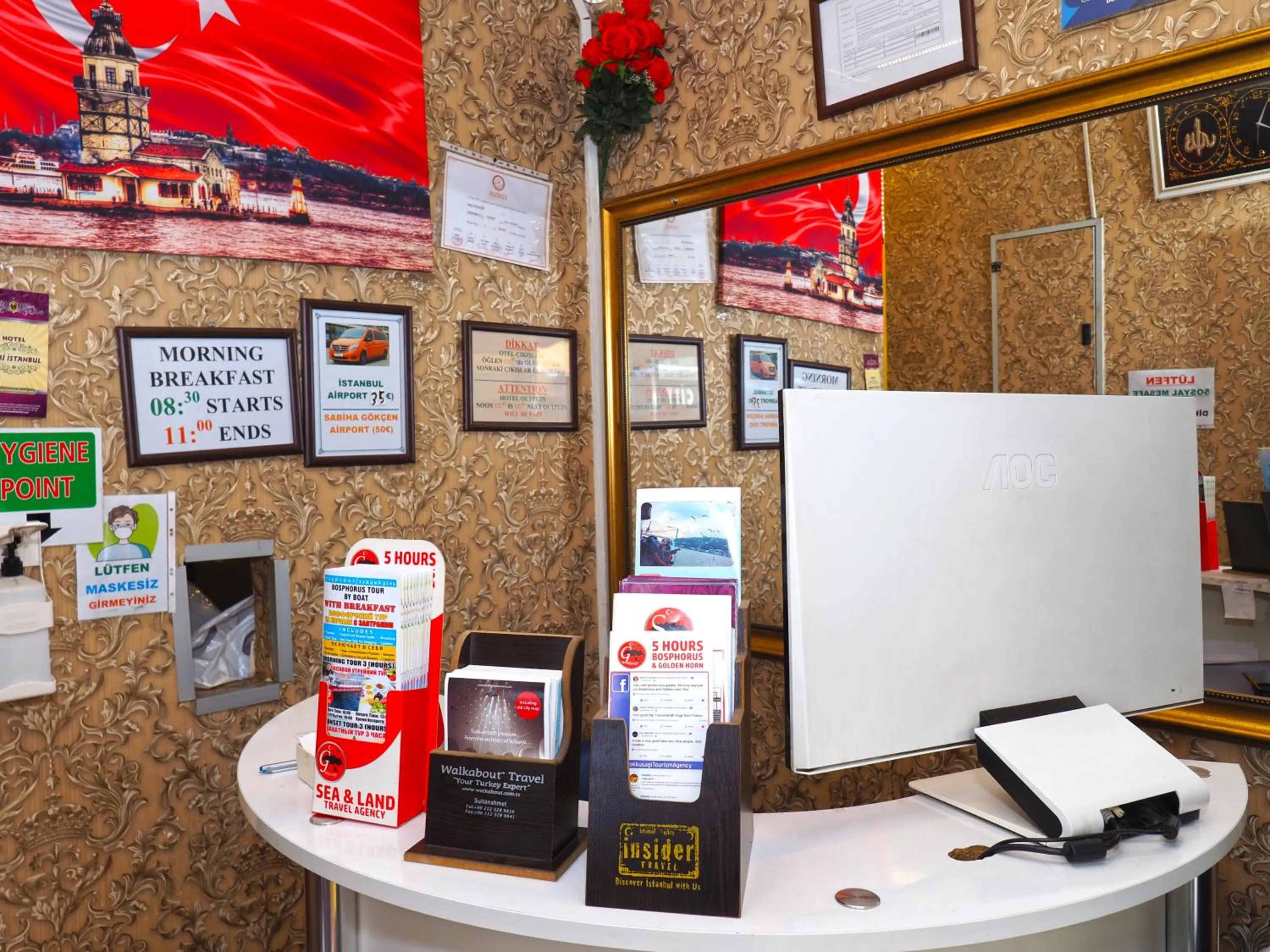 Lobby or reception in Seyri Istanbul Hotel