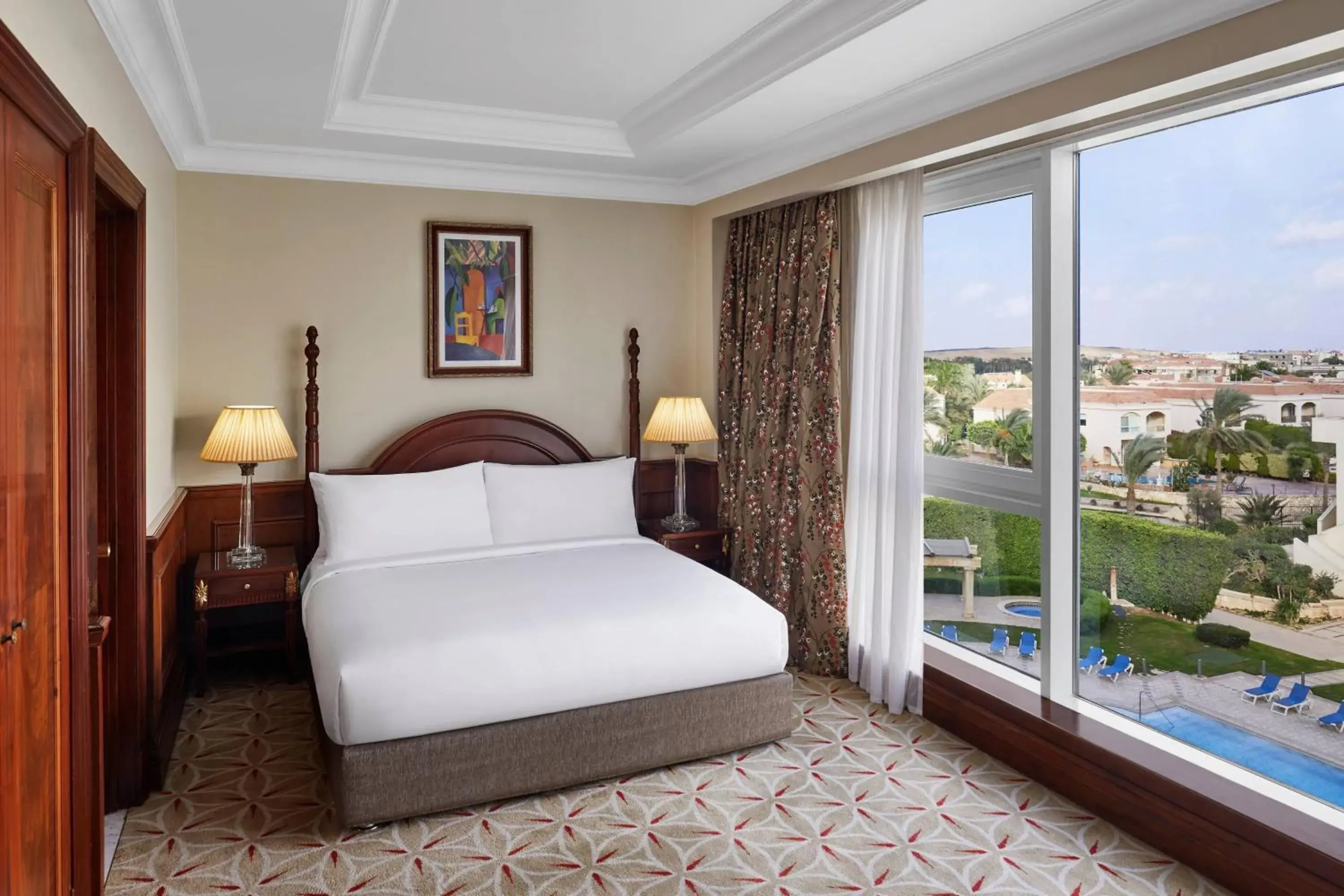 Deluxe King Guest Room, Pool / Golf view, 1 bed in JW Marriott Hotel Cairo Deluxe King Guest Room, Pool / Golf view, 1 bed in JW Marriott Hotel Cairo