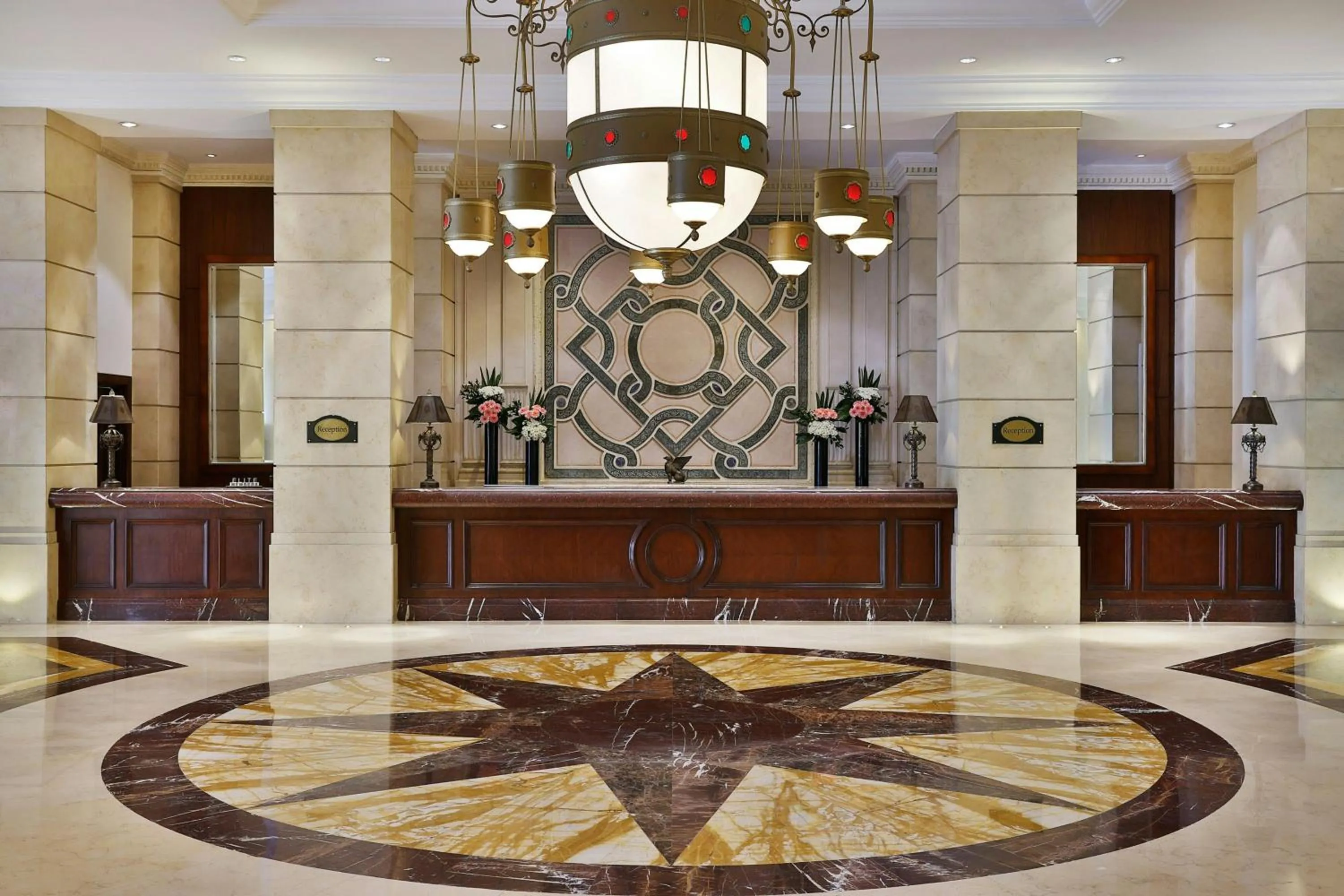 Lobby or reception in JW Marriott Hotel Cairo