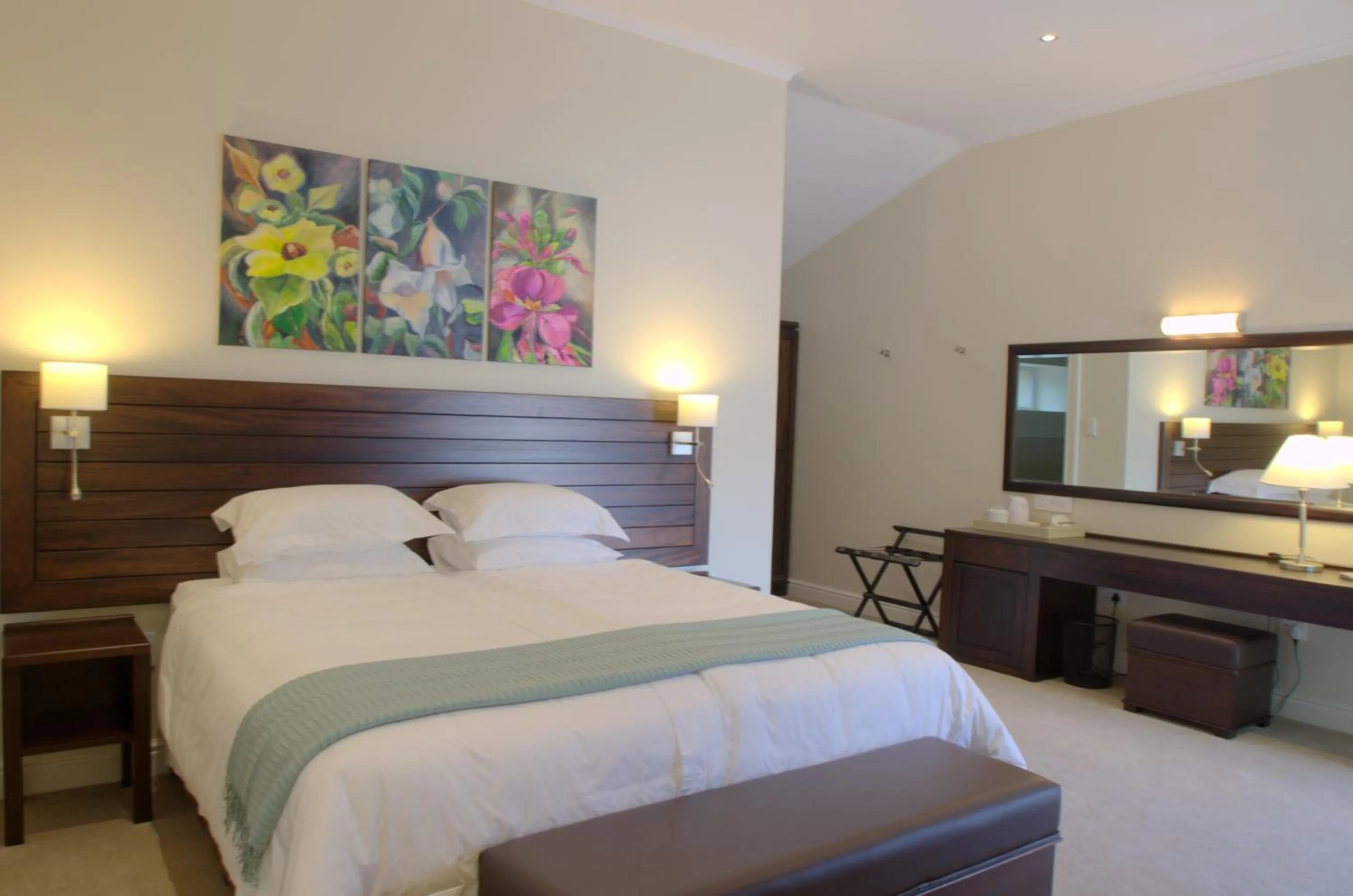 Bed in Clos Malverne Wine Estate